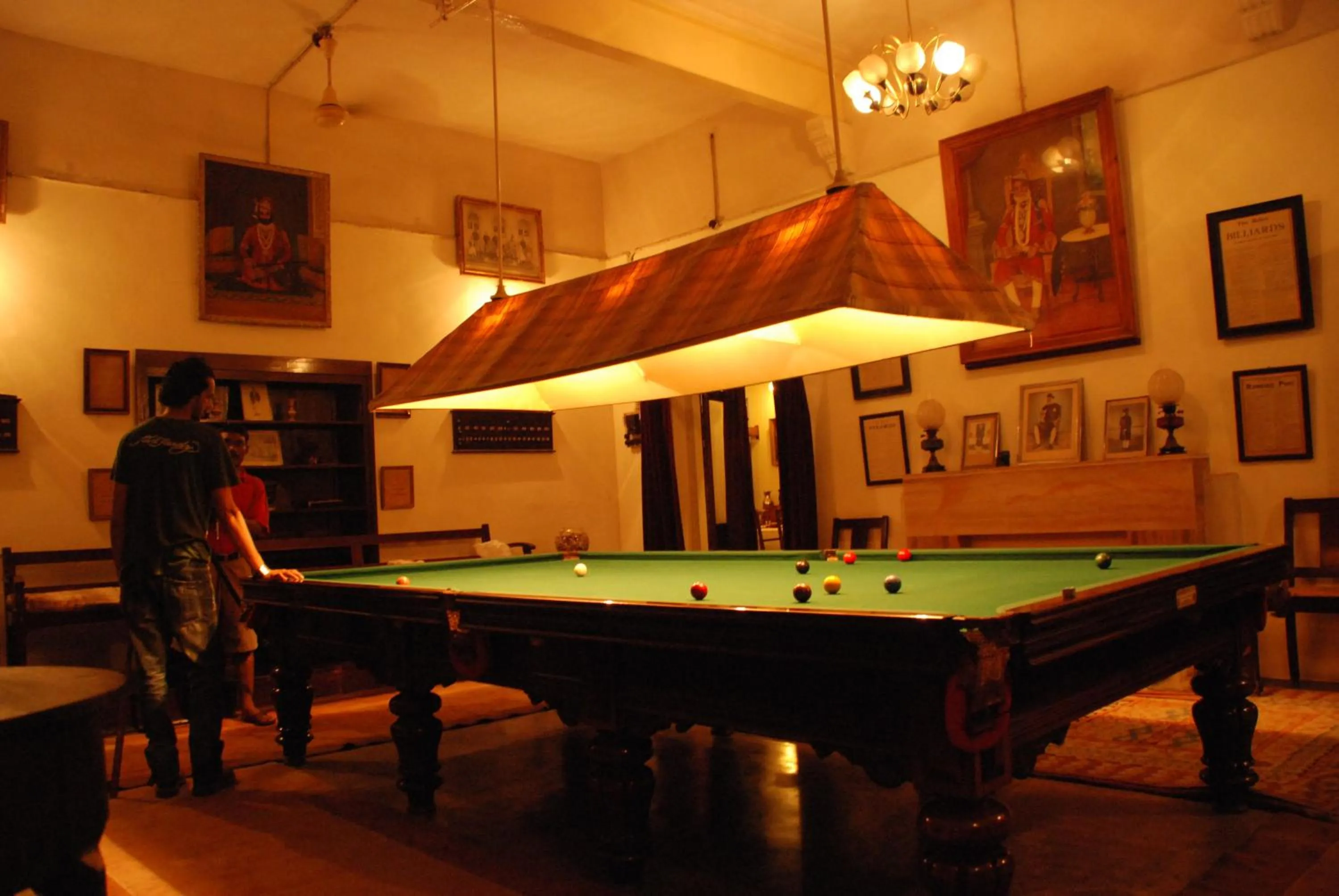 Billiard in Bhanwar Vilas Palace