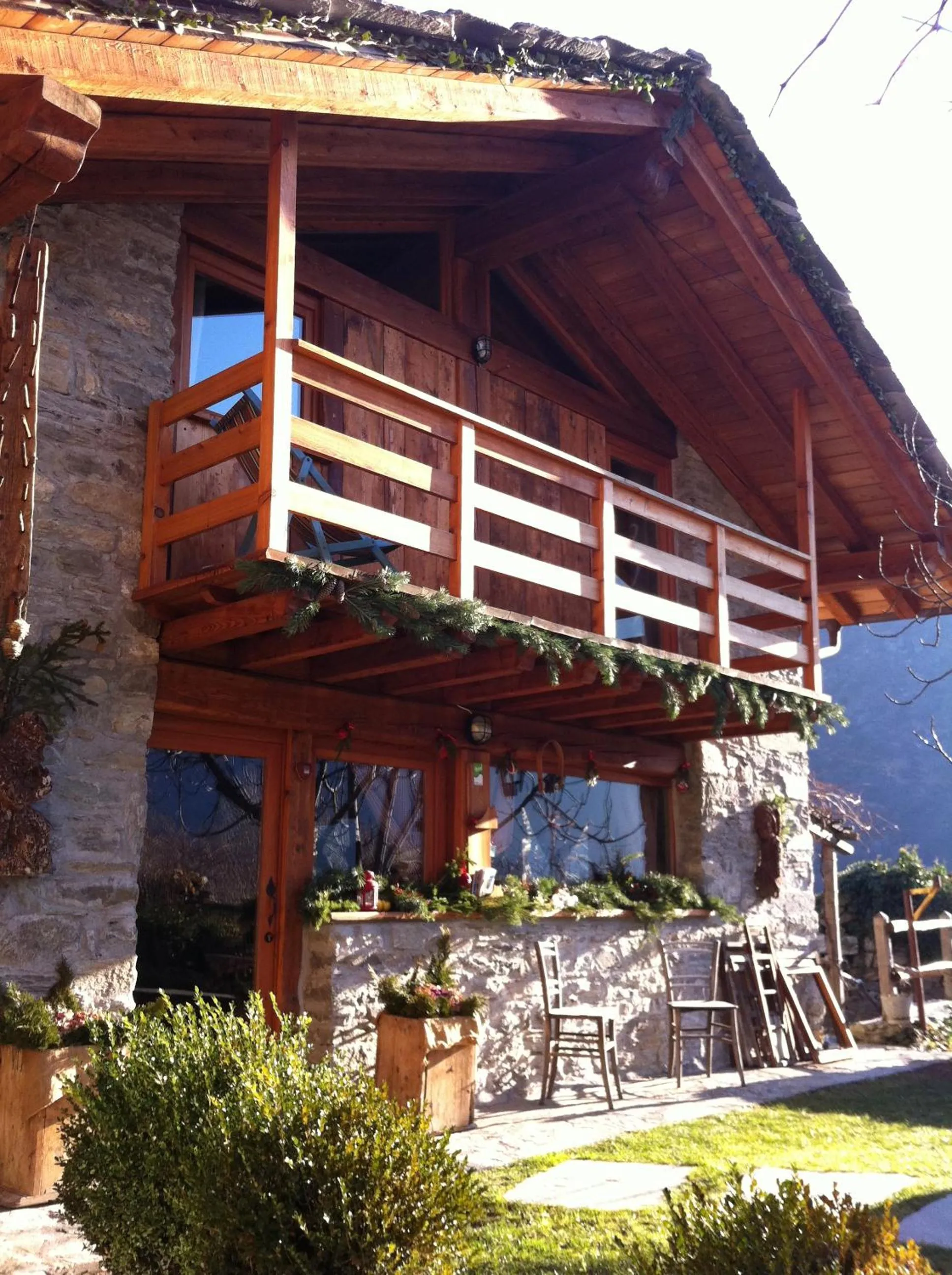 Garden view in Maison de Noé