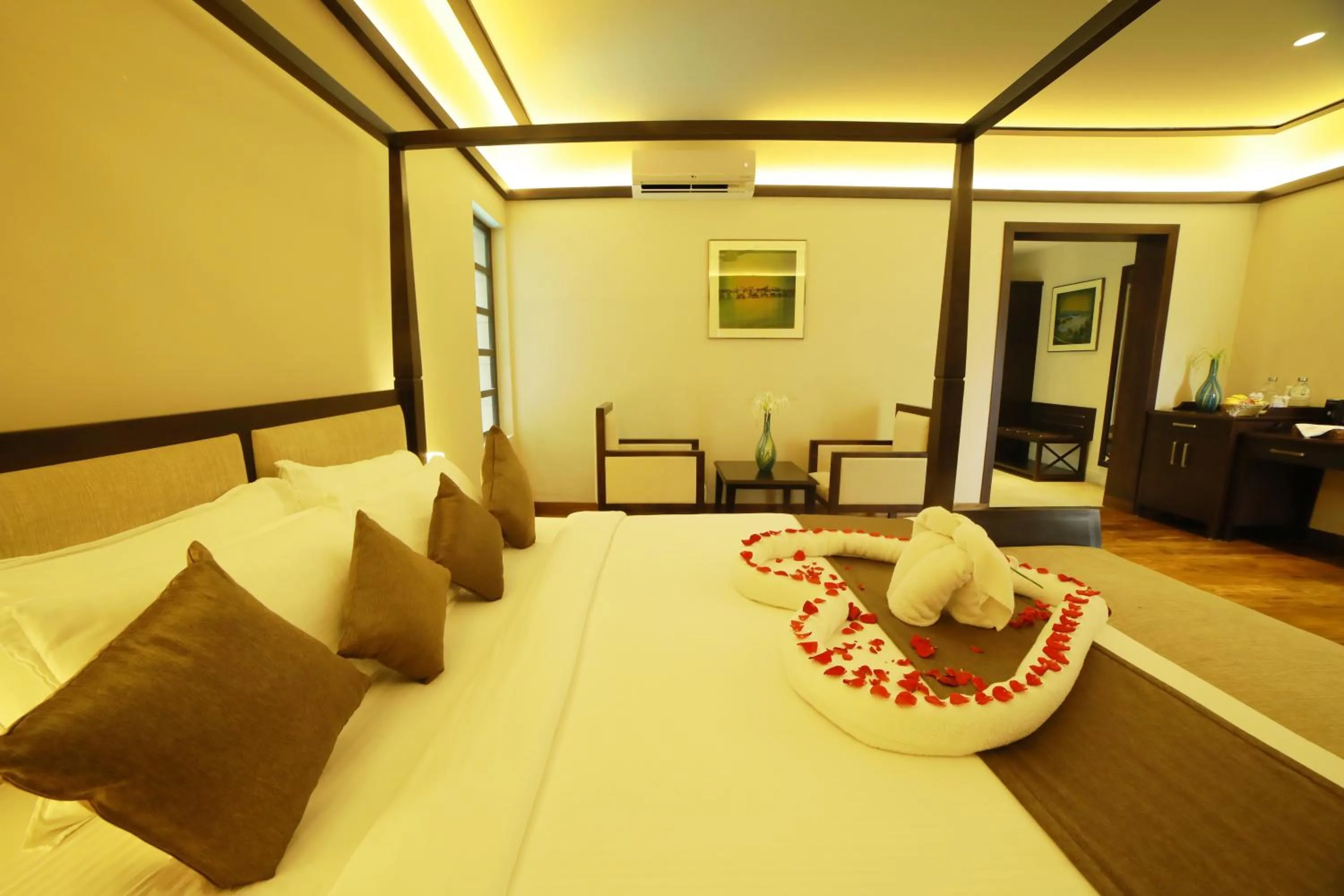 Bed in Broad Bean Resort & Spa