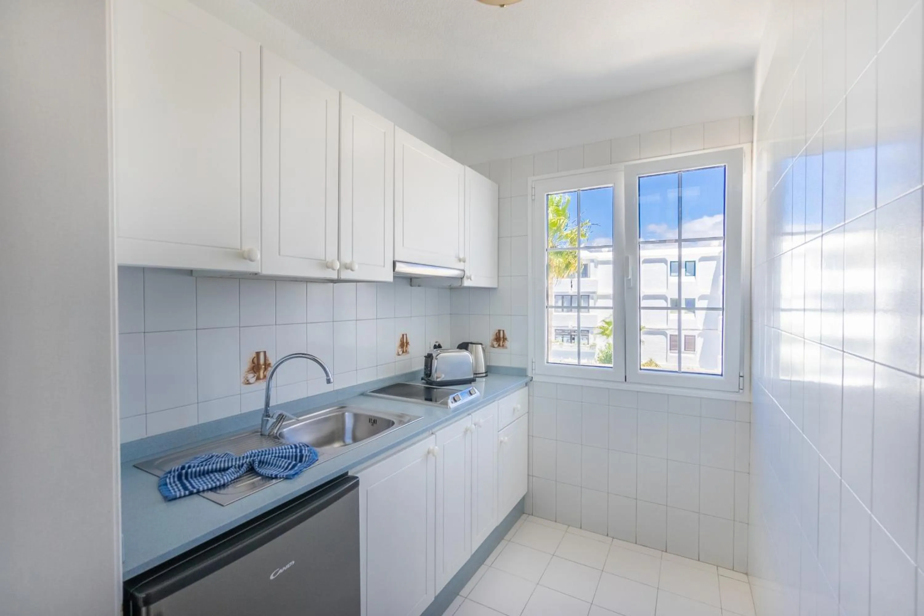 Kitchen or kitchenette in Vista Mar Apartamentos