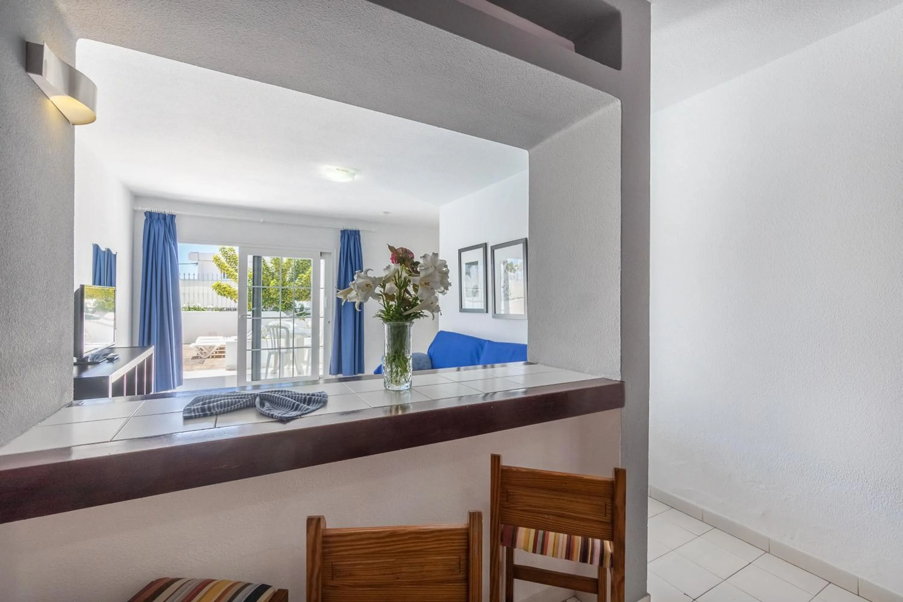 Kitchen or kitchenette in Vista Mar Apartamentos