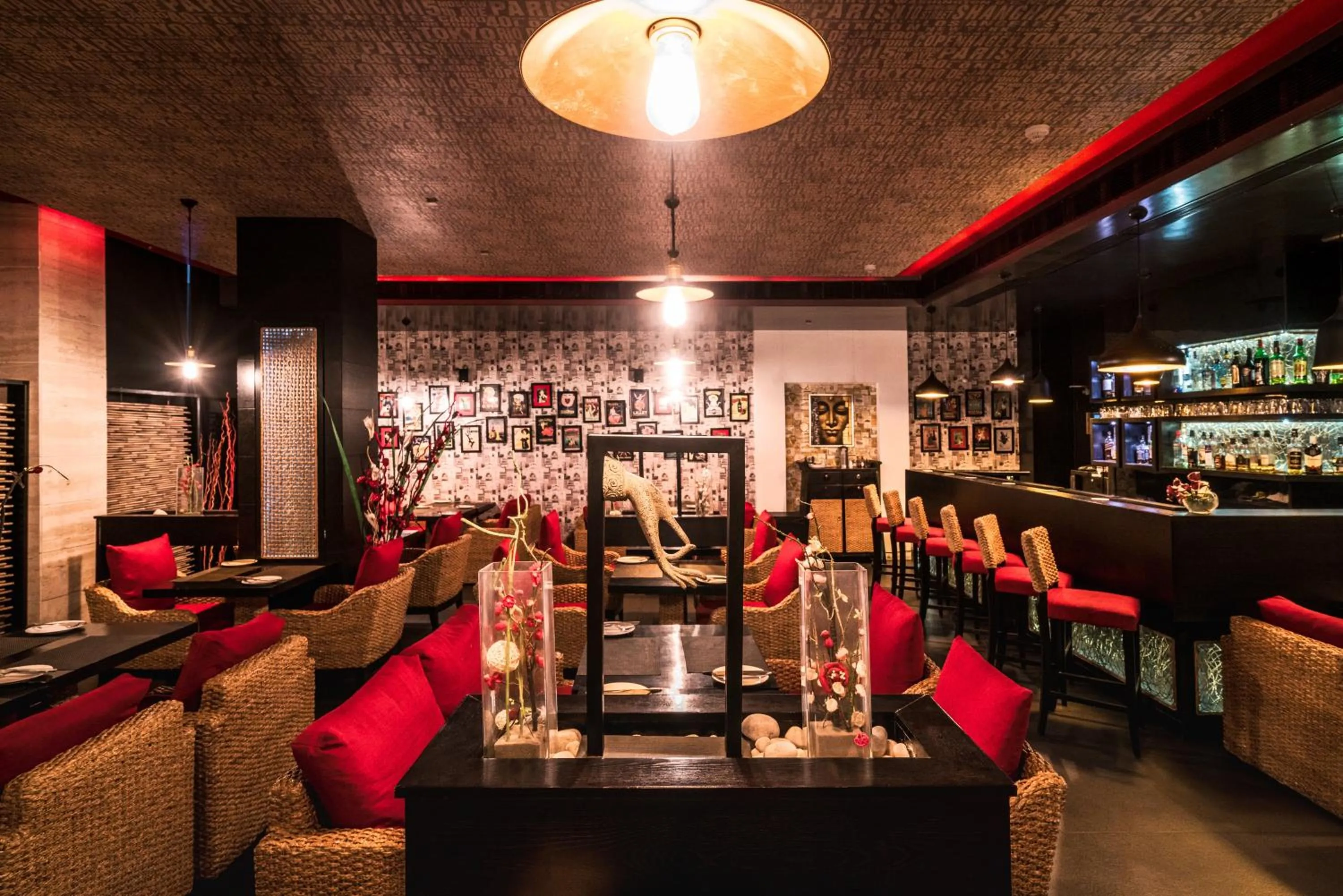 Lounge or bar in Hotel LN Courtyard