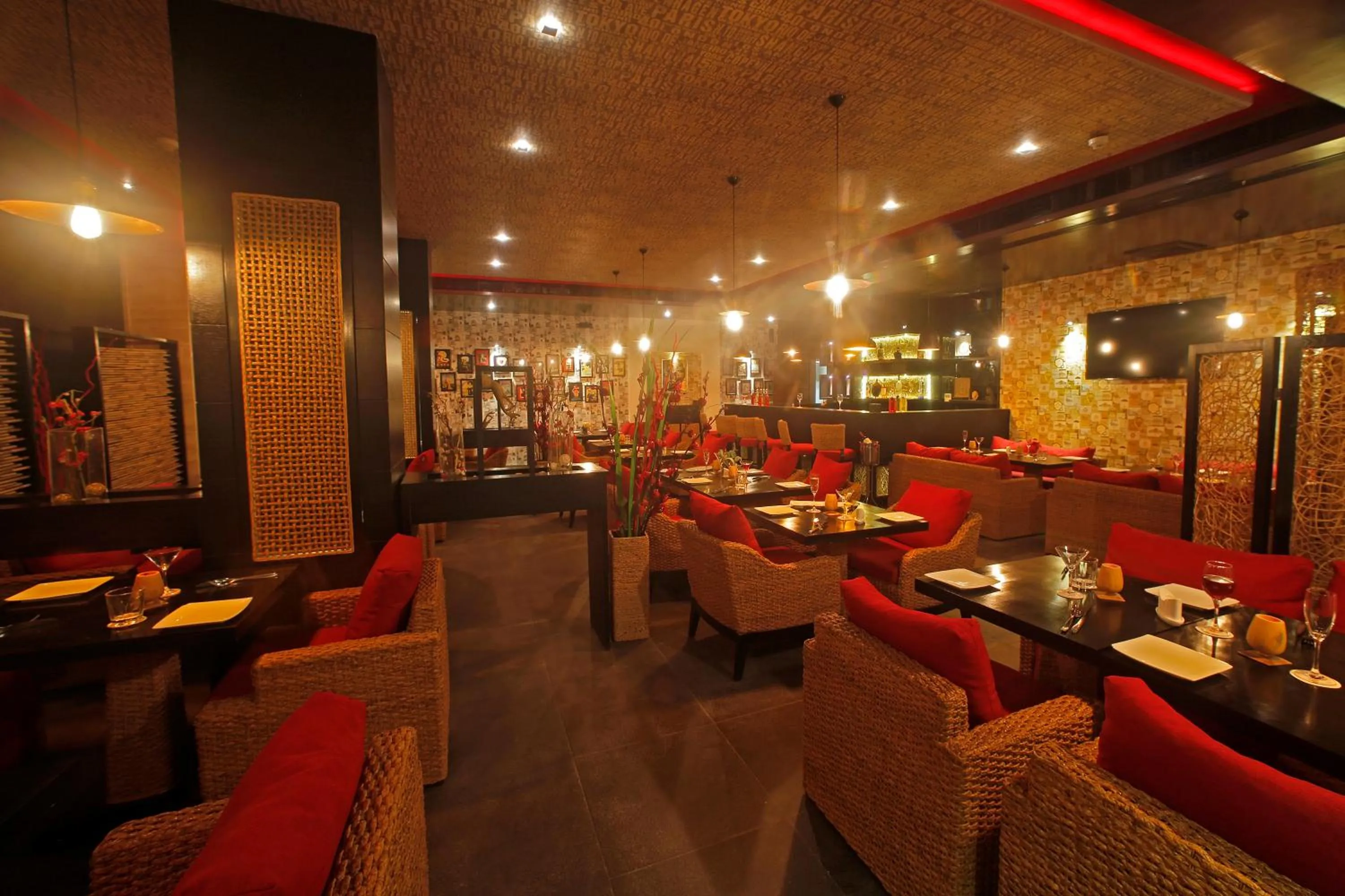 Lounge or bar in Hotel LN Courtyard