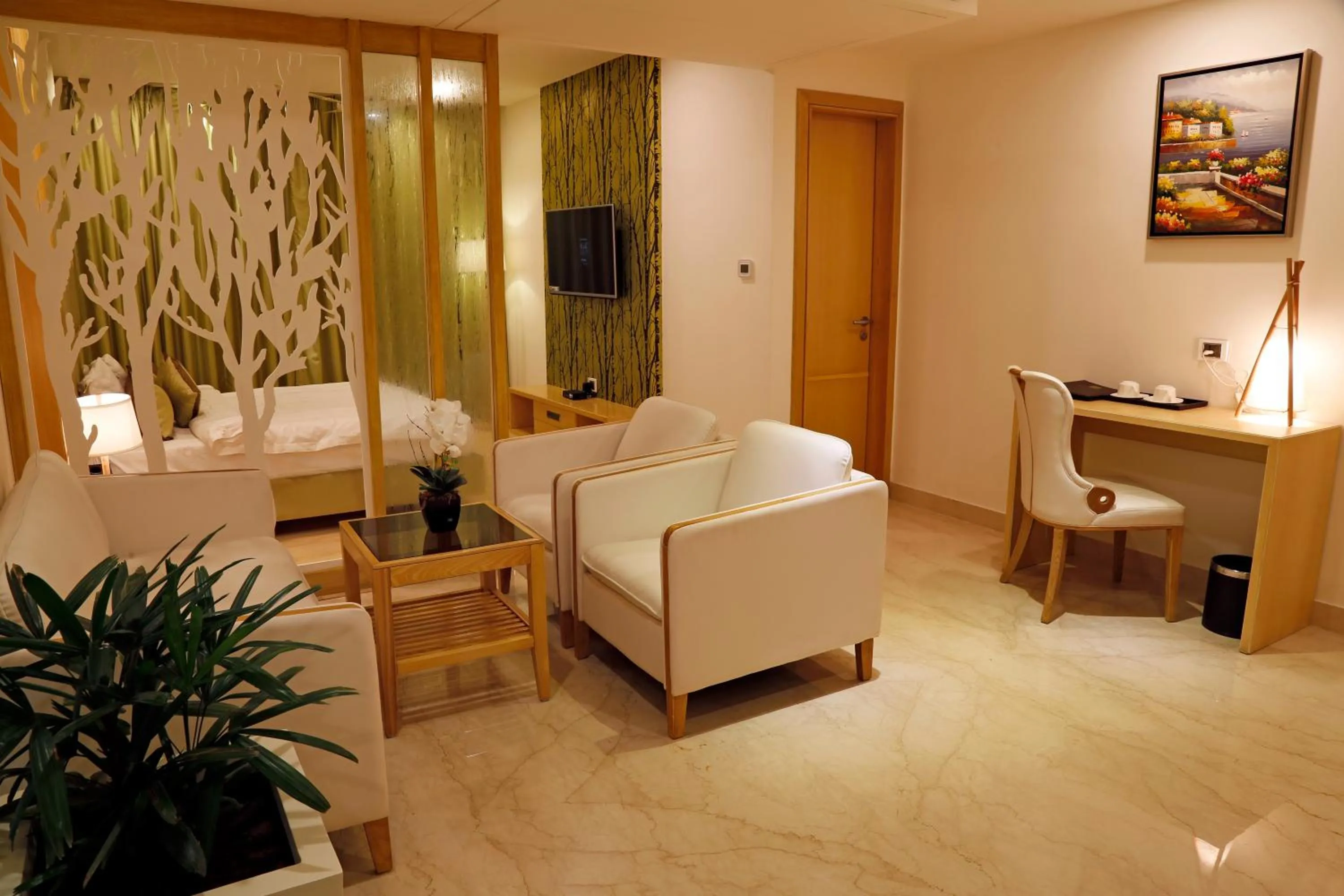 Seating area in Hotel LN Courtyard