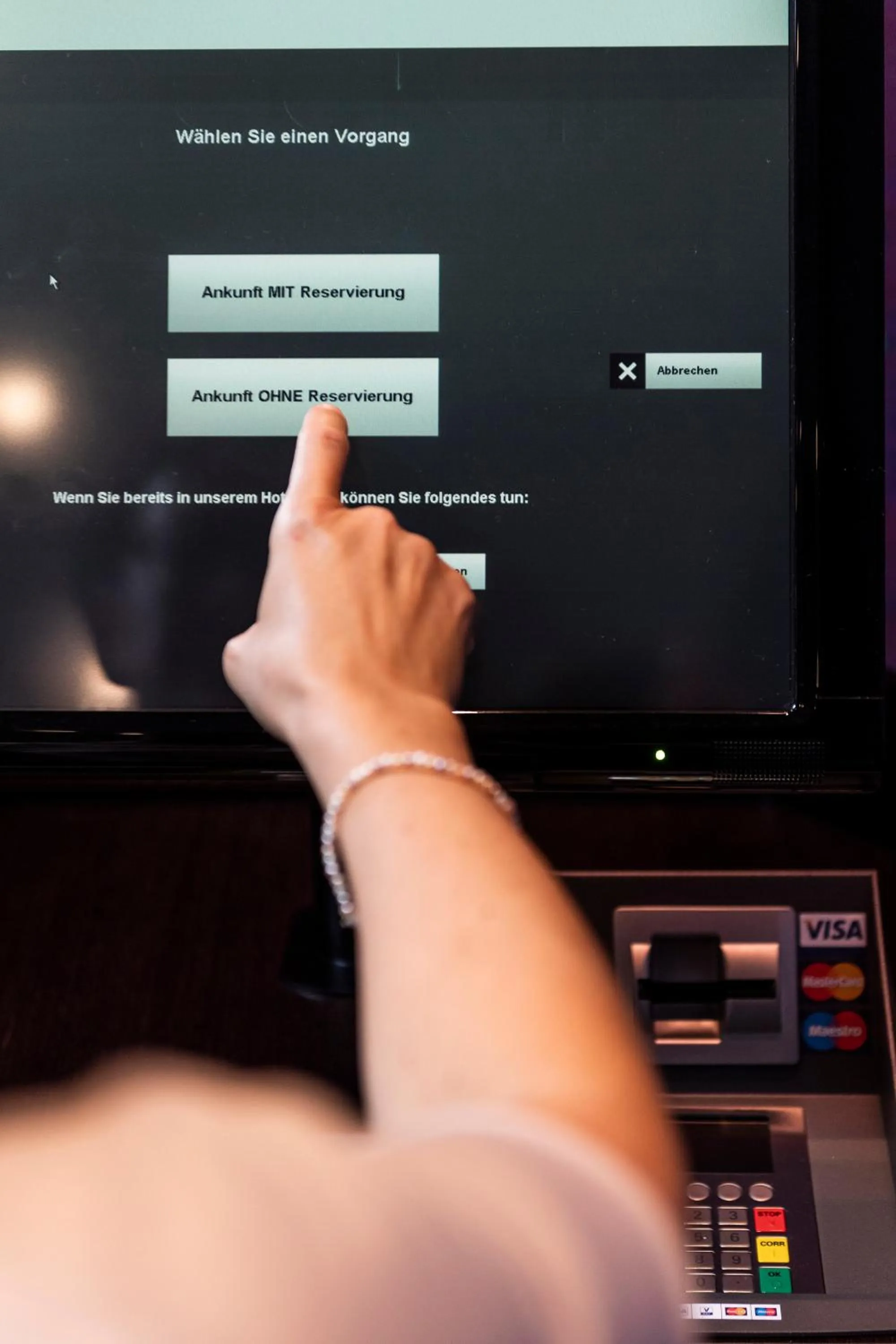 Lobby or reception in b-smart hotel Bendern