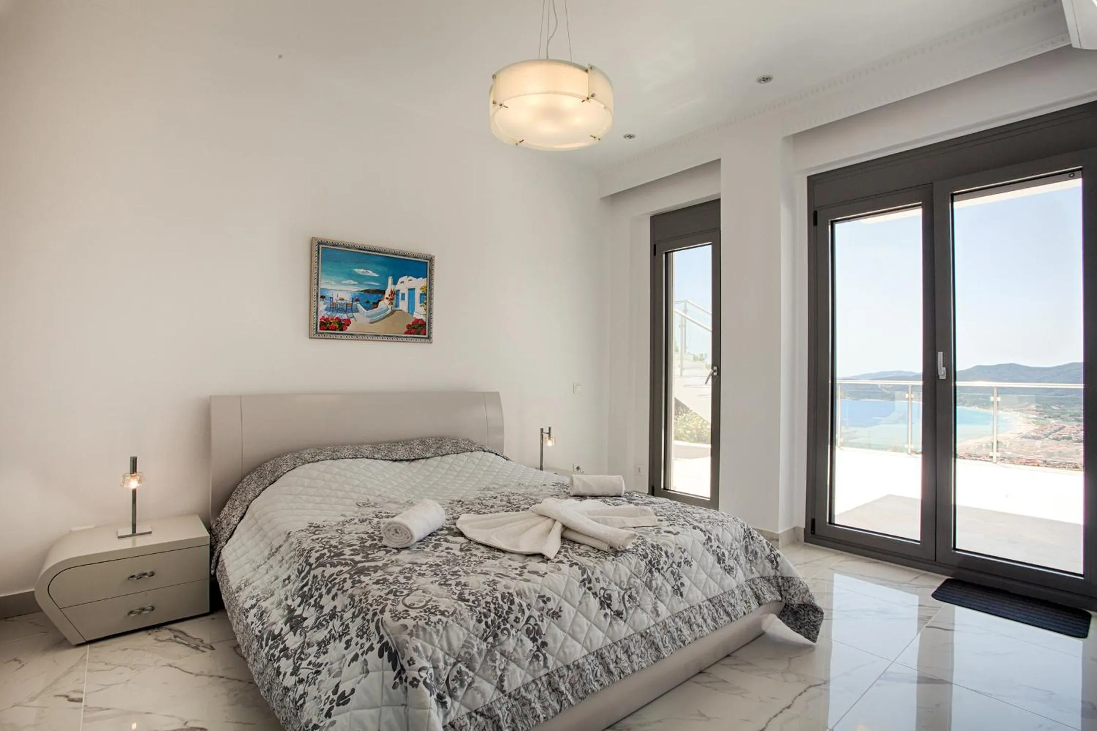 Bedroom, Bed in Villa White Pearl