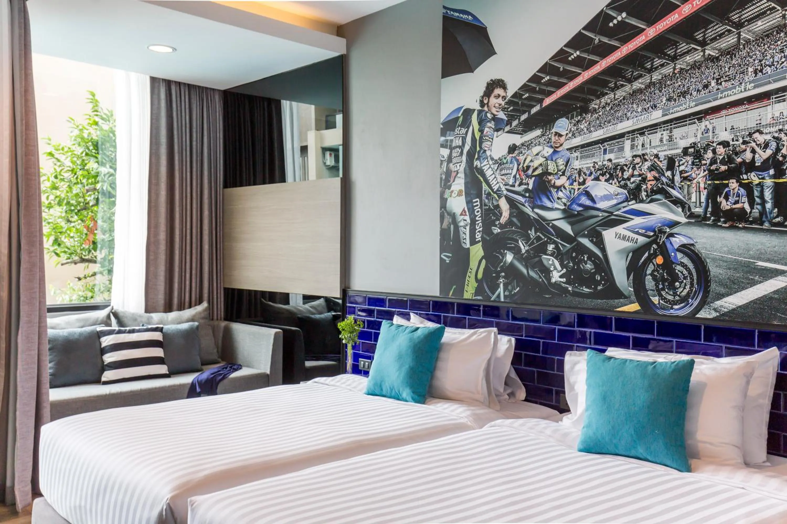 Bed in The Crystal Hotel Buriram - formerly X2 Vibe Buriram