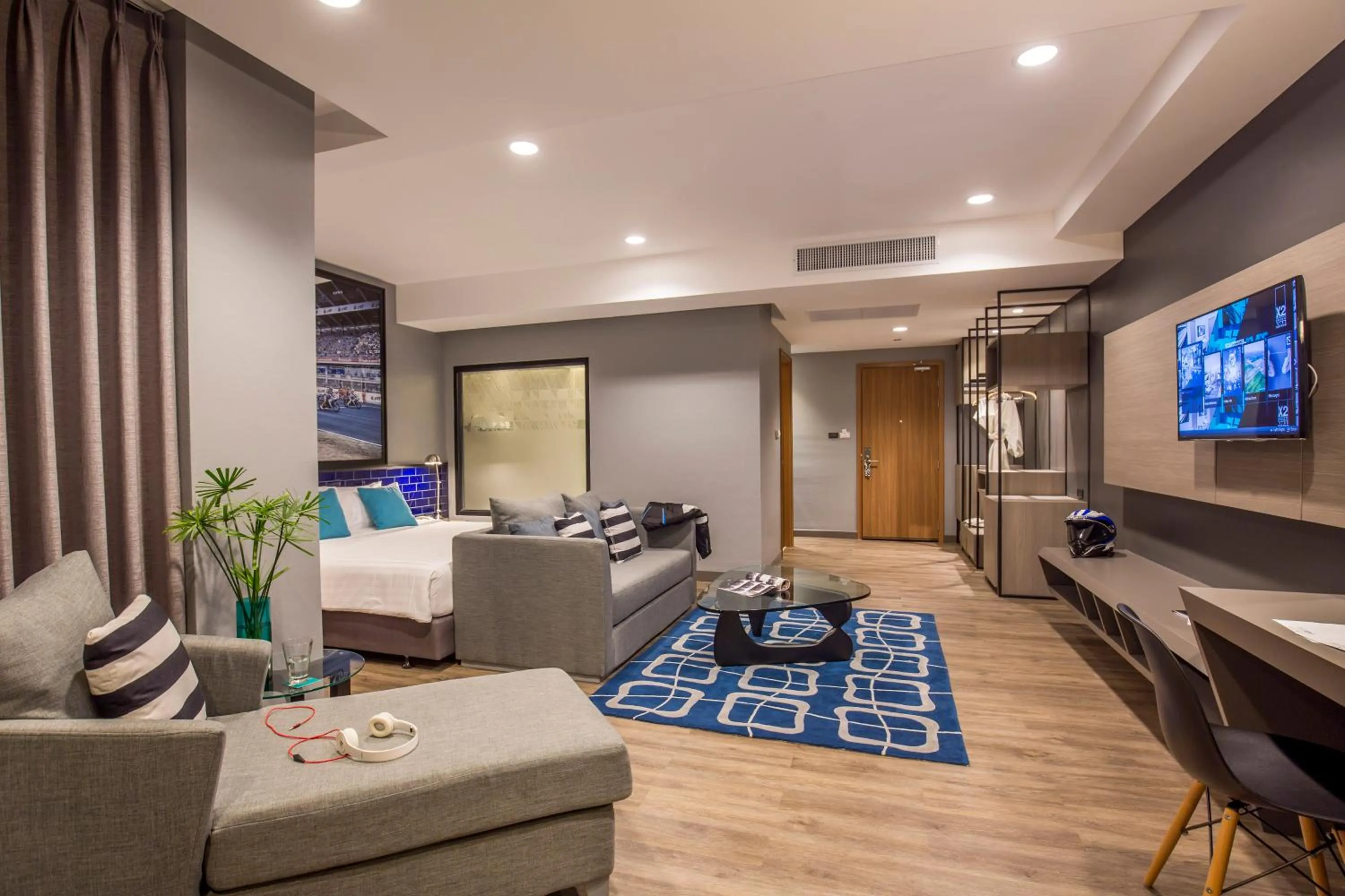 Photo of the whole room in The Crystal Hotel Buriram - formerly X2 Vibe Buriram