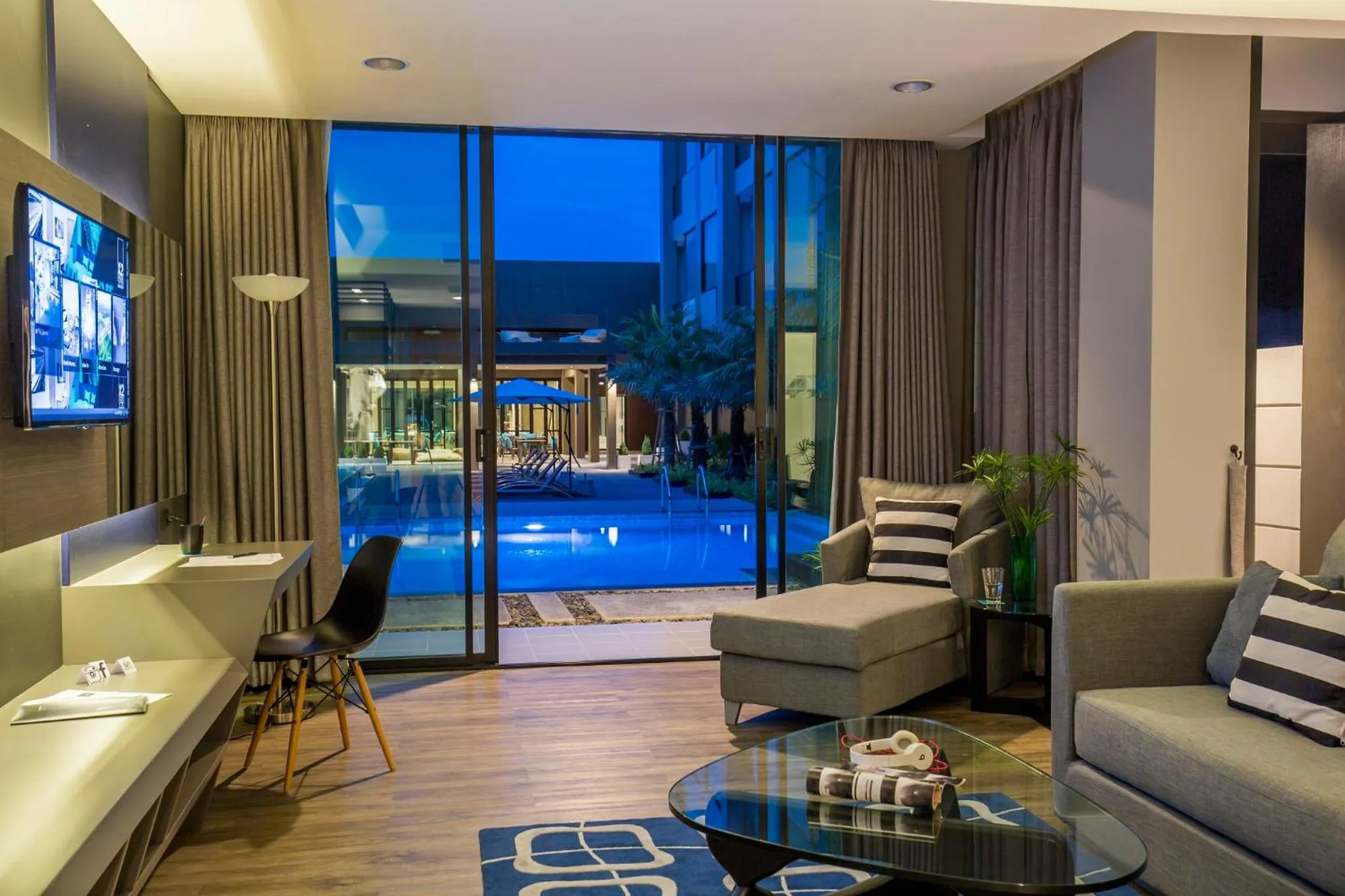 Living room in The Crystal Hotel Buriram - formerly X2 Vibe Buriram