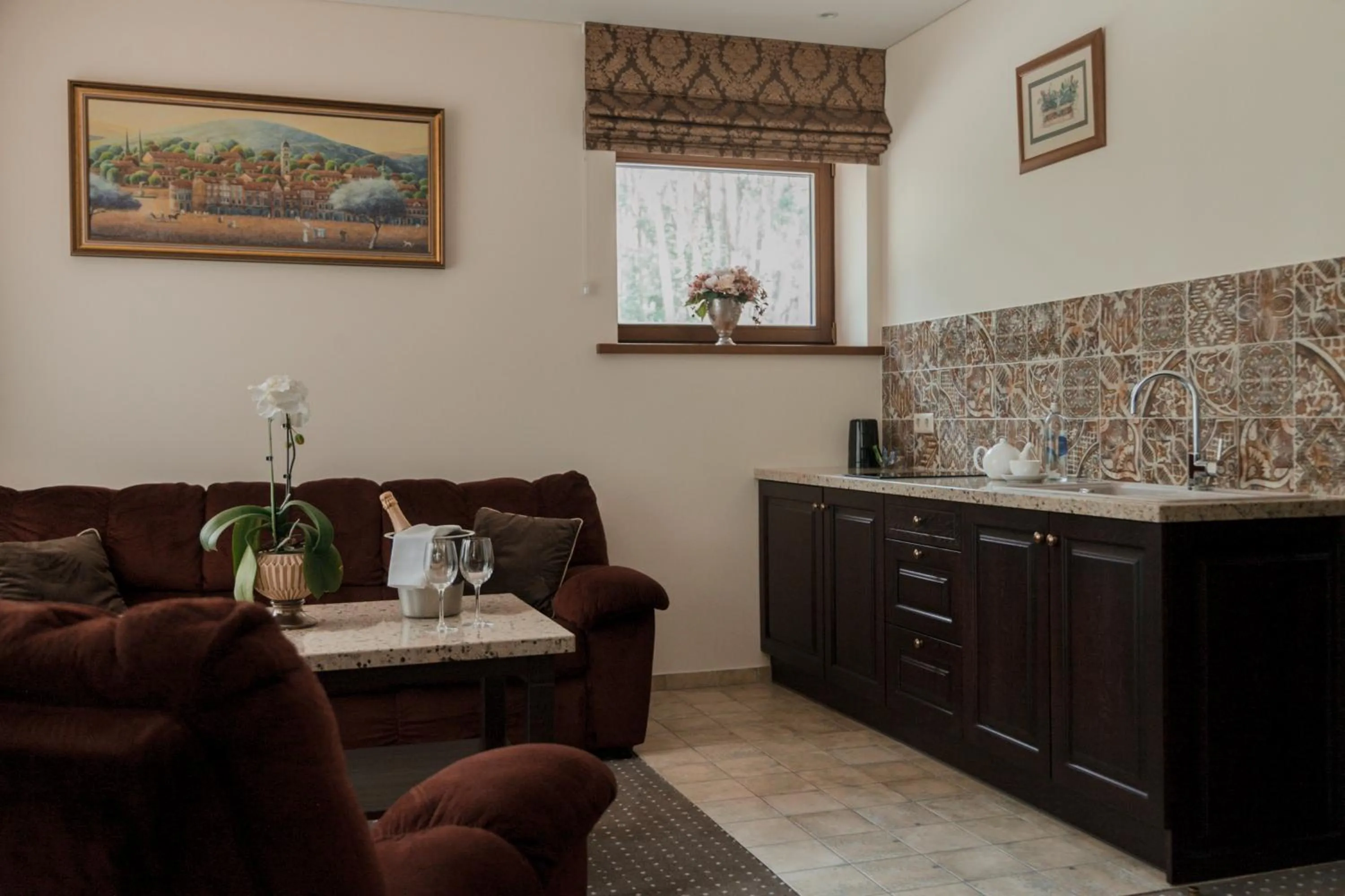 Kitchen or kitchenette in Pušynė