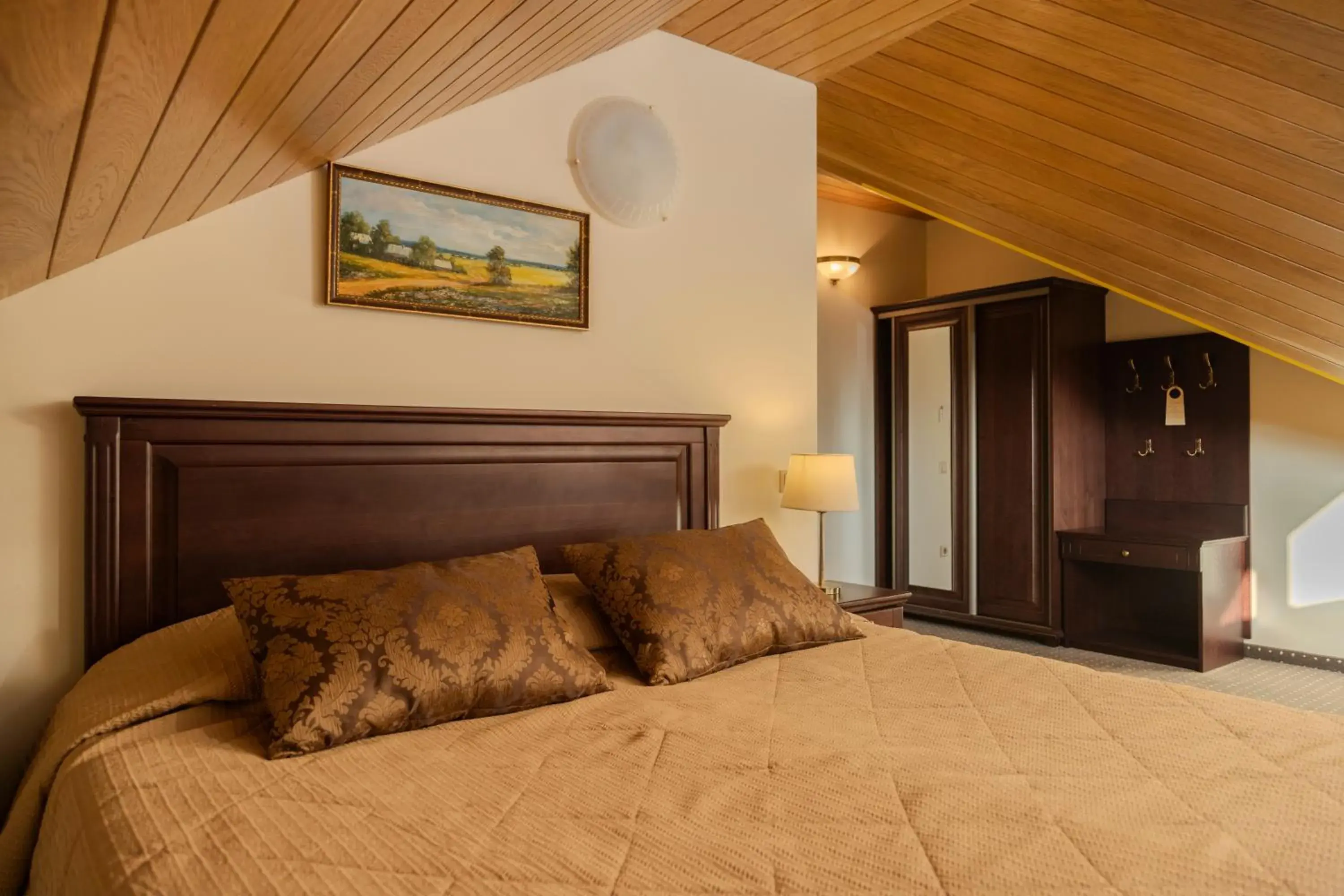 Superior Double Room - Attic with SPA Access in Pušynė Superior Double Room - Attic with SPA Access in Pušynė