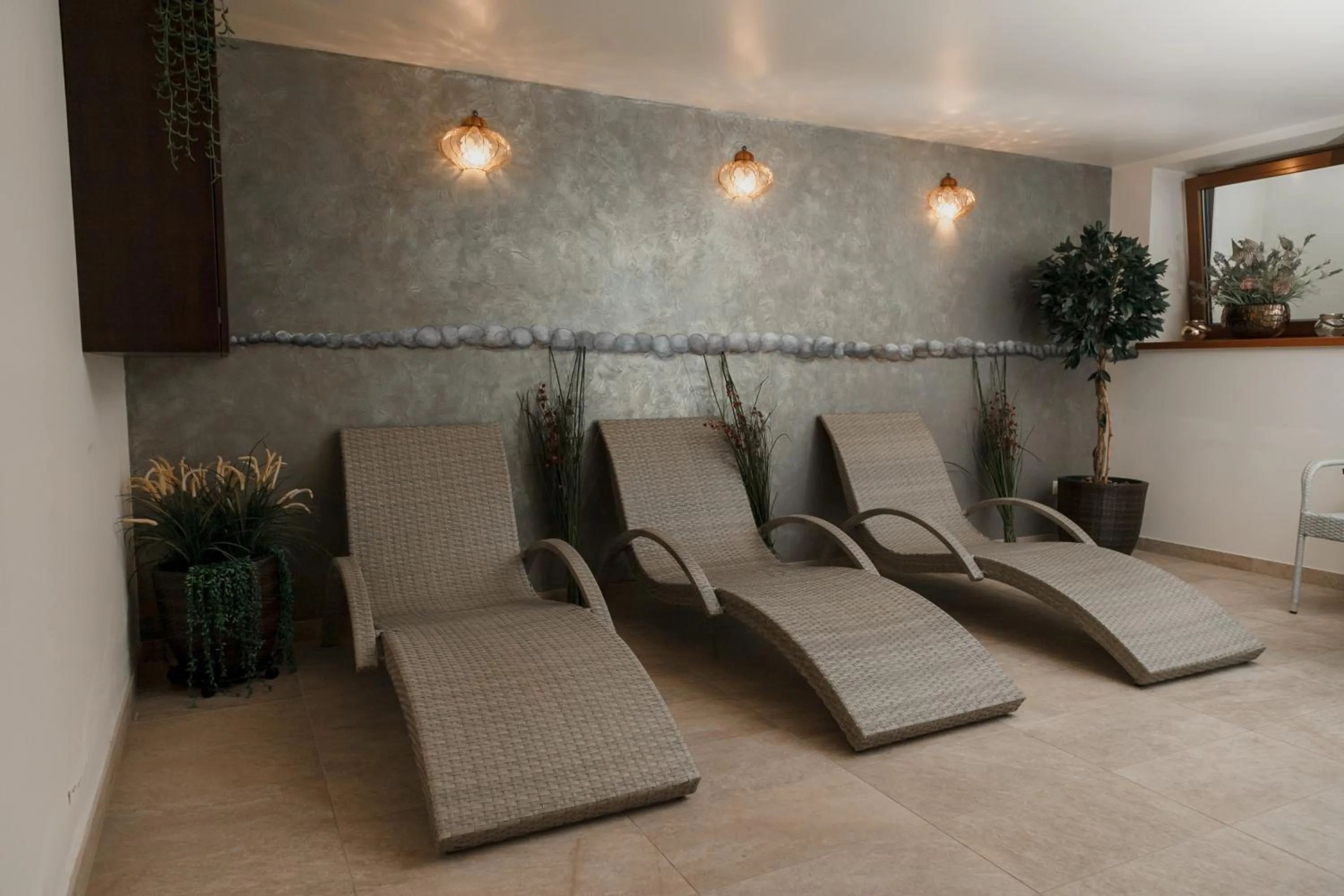 Seating area in Pušynė