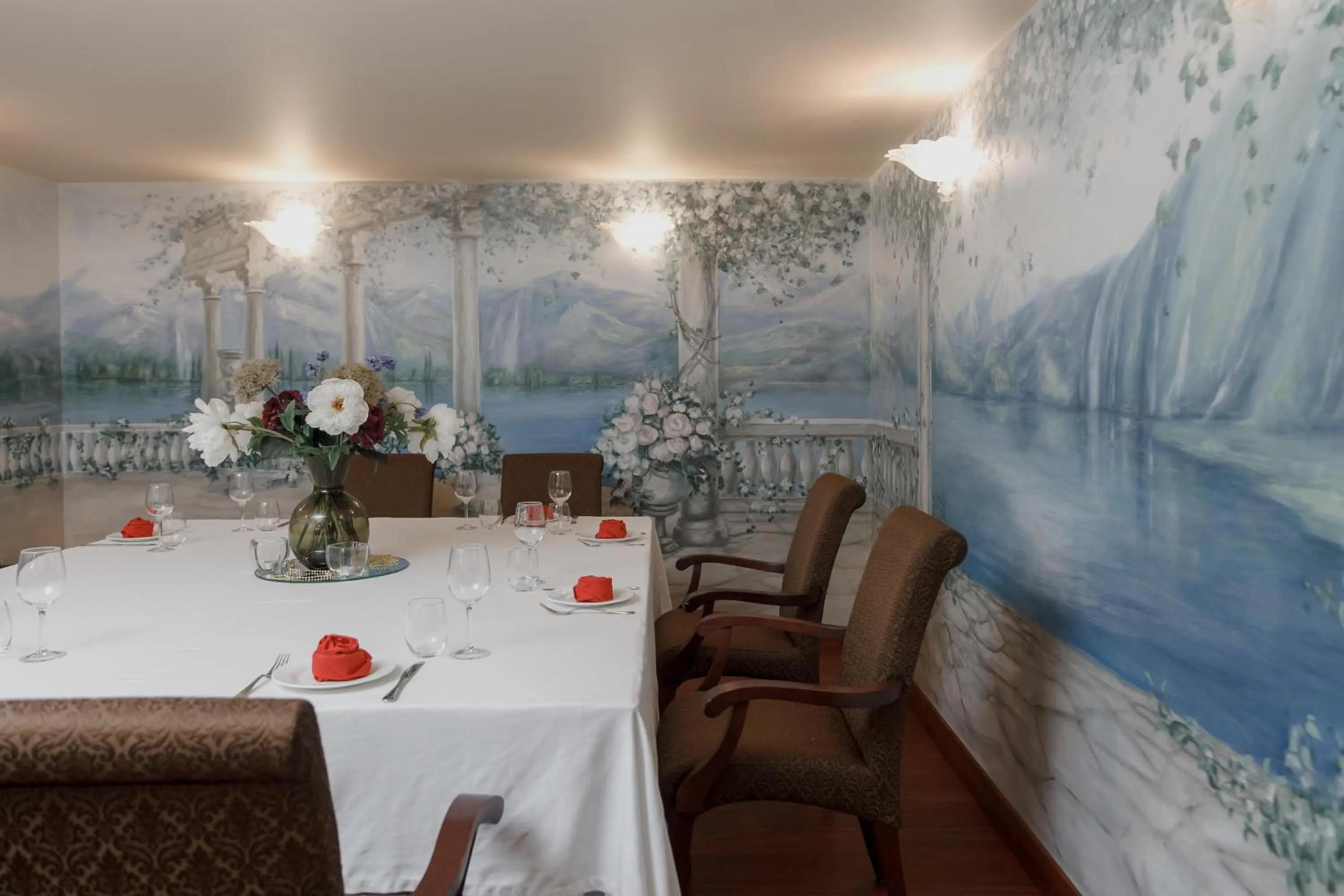 Seating area in Pušynė