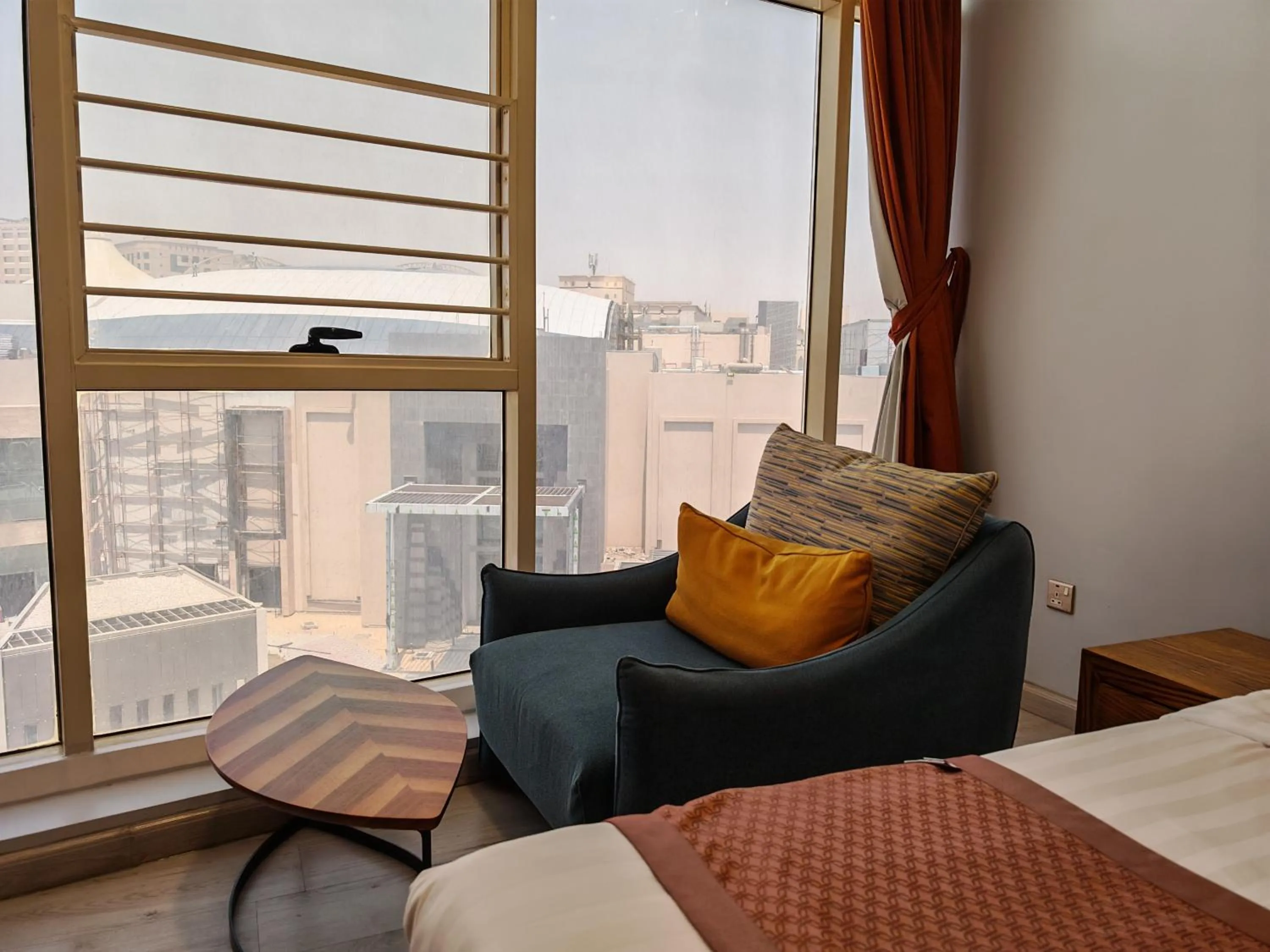 View (from property/room), Bed in Travellerinn Serviced Apartment