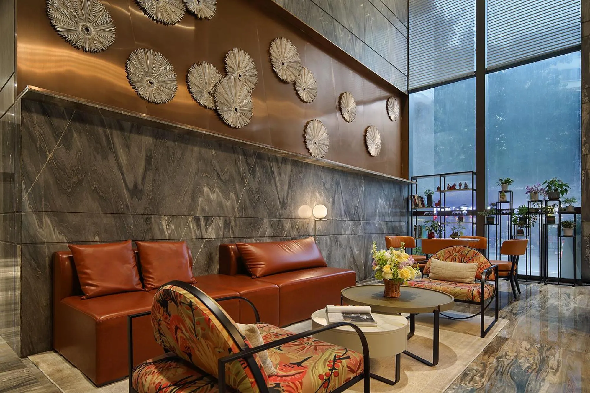 Lobby or reception in Hongdu Hotel