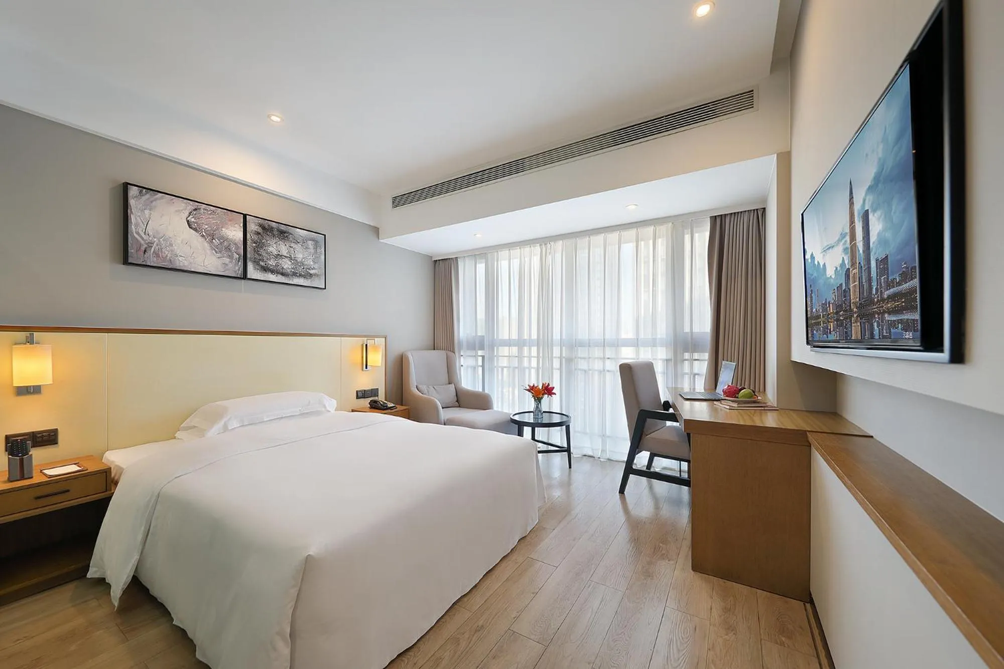 Photo of the whole room, Bed in Hongdu Hotel