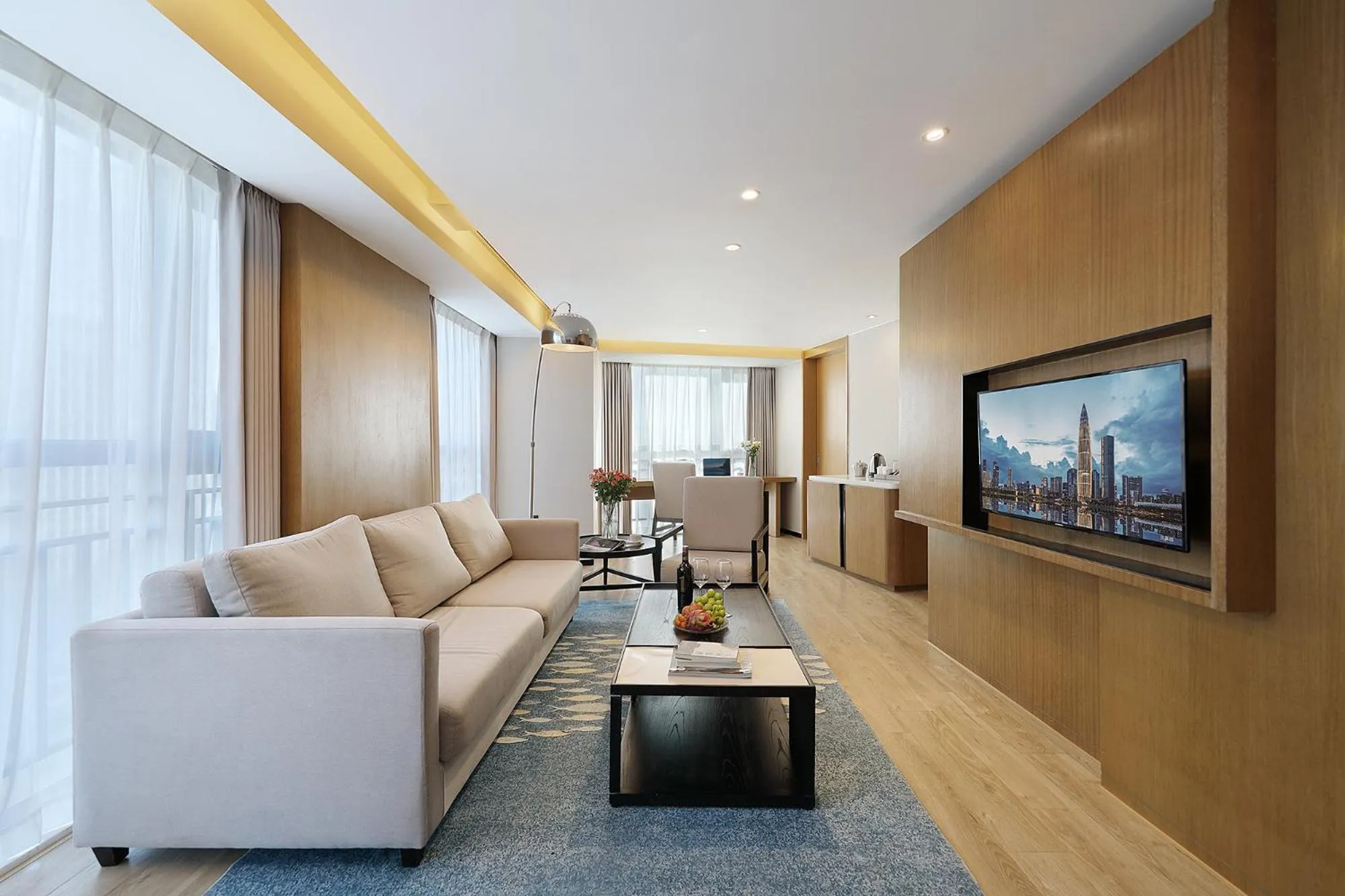 Living room in Hongdu Hotel