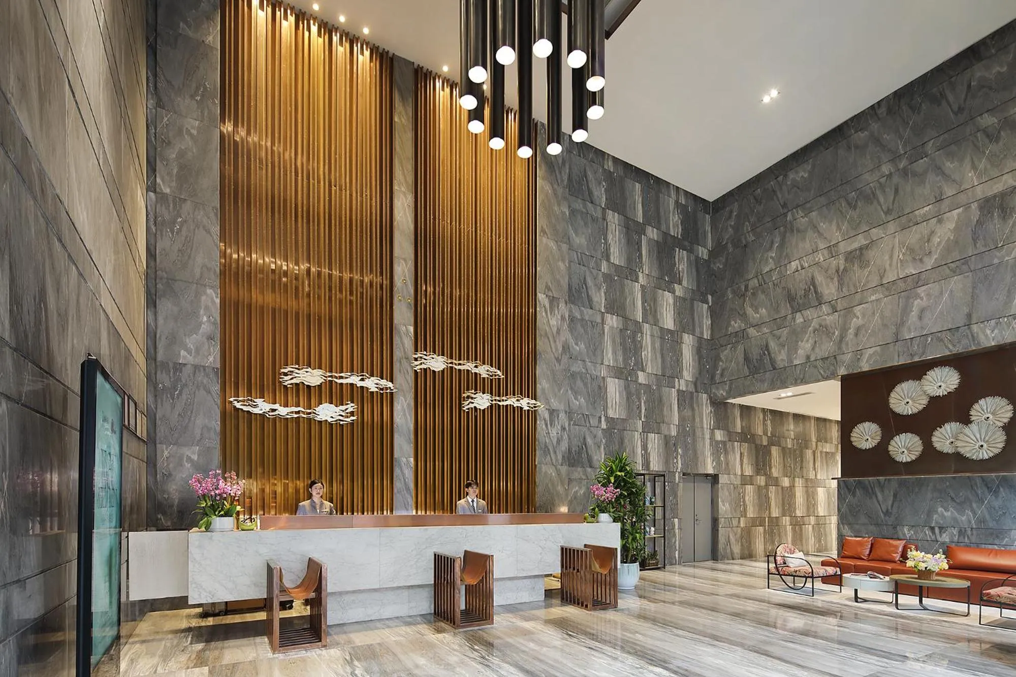 Lobby or reception in Hongdu Hotel