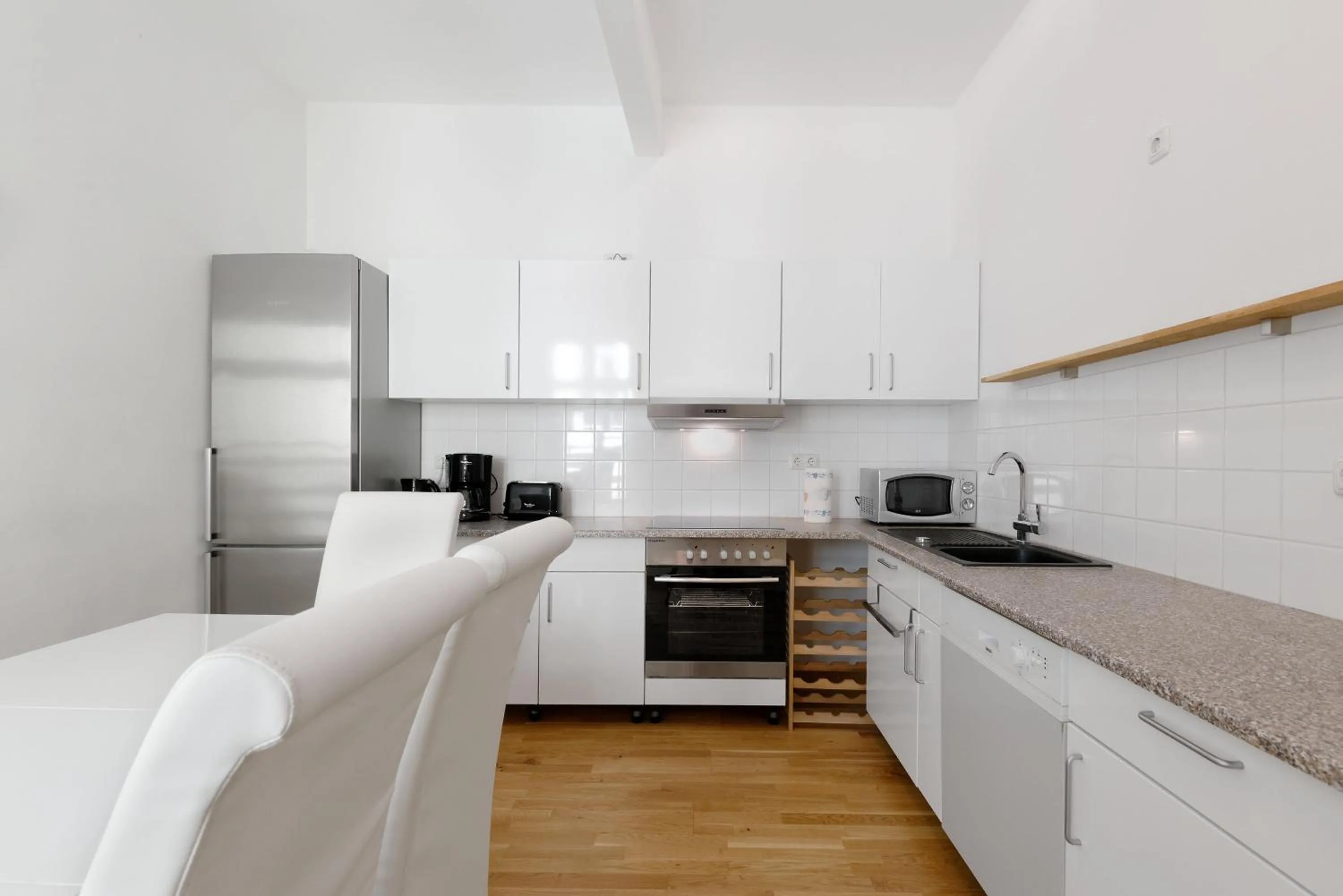 Kitchen or kitchenette in Grand Central Mitte Apartment