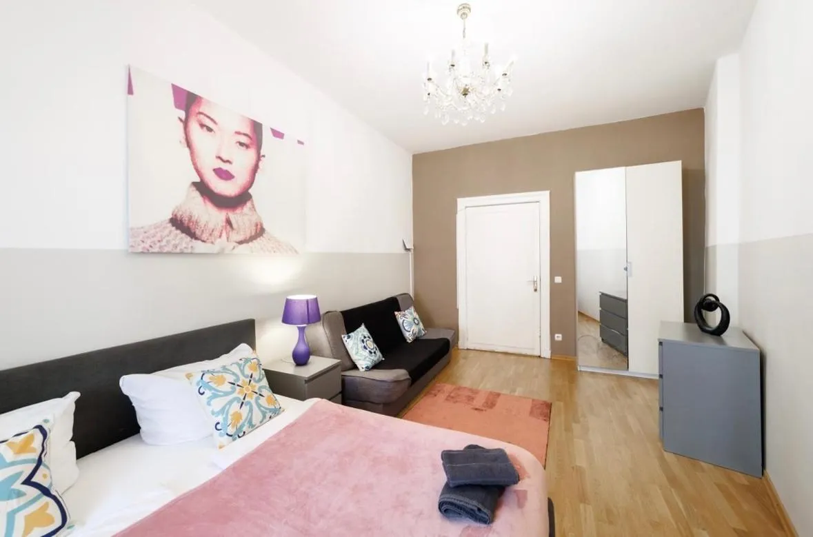 Bed in Grand Central Mitte Apartment