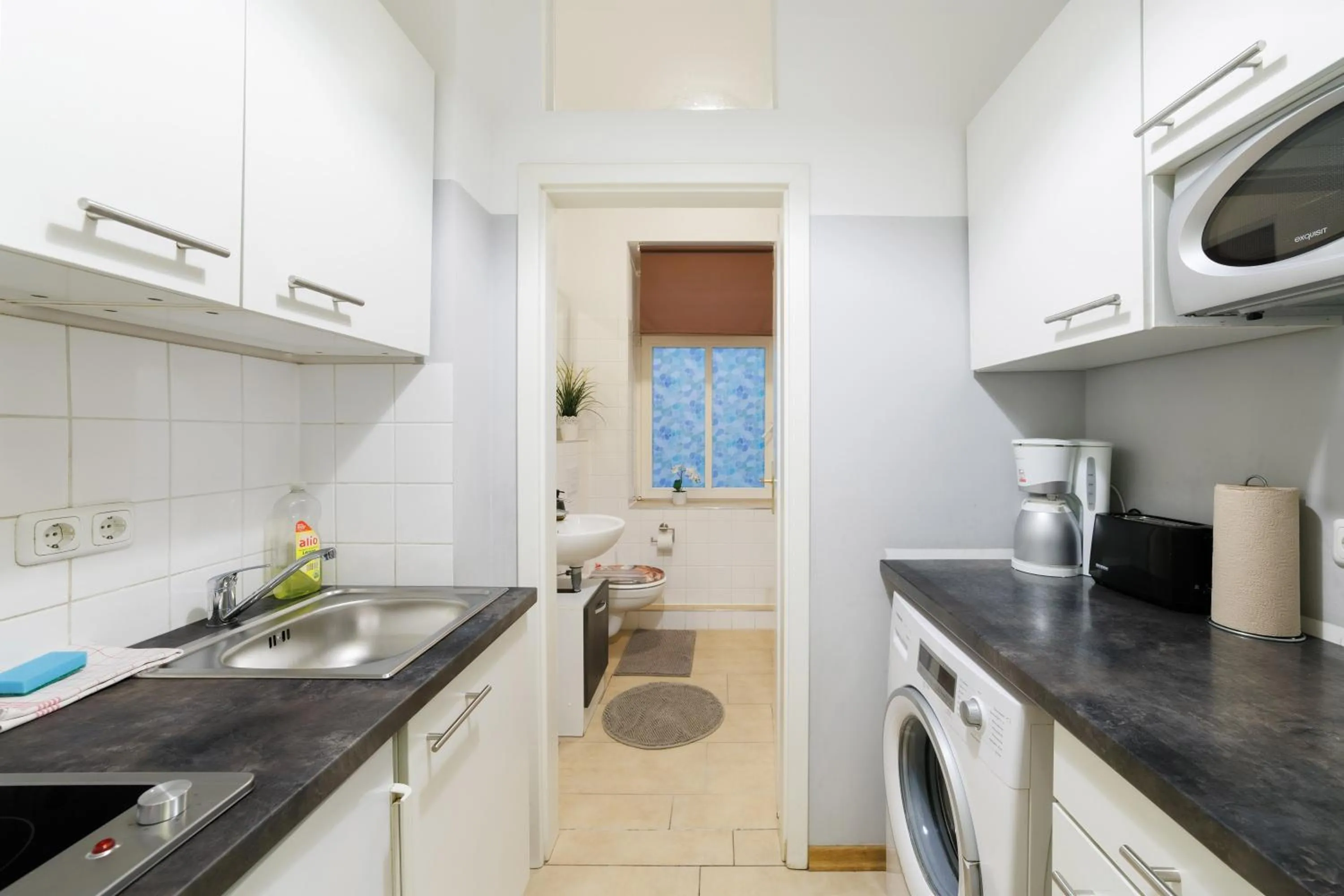Kitchen or kitchenette in Grand Central Mitte Apartment