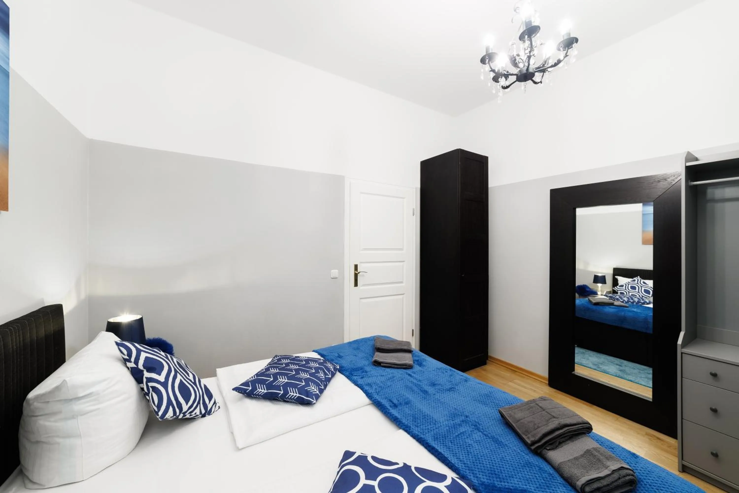 Bed in Grand Central Mitte Apartment