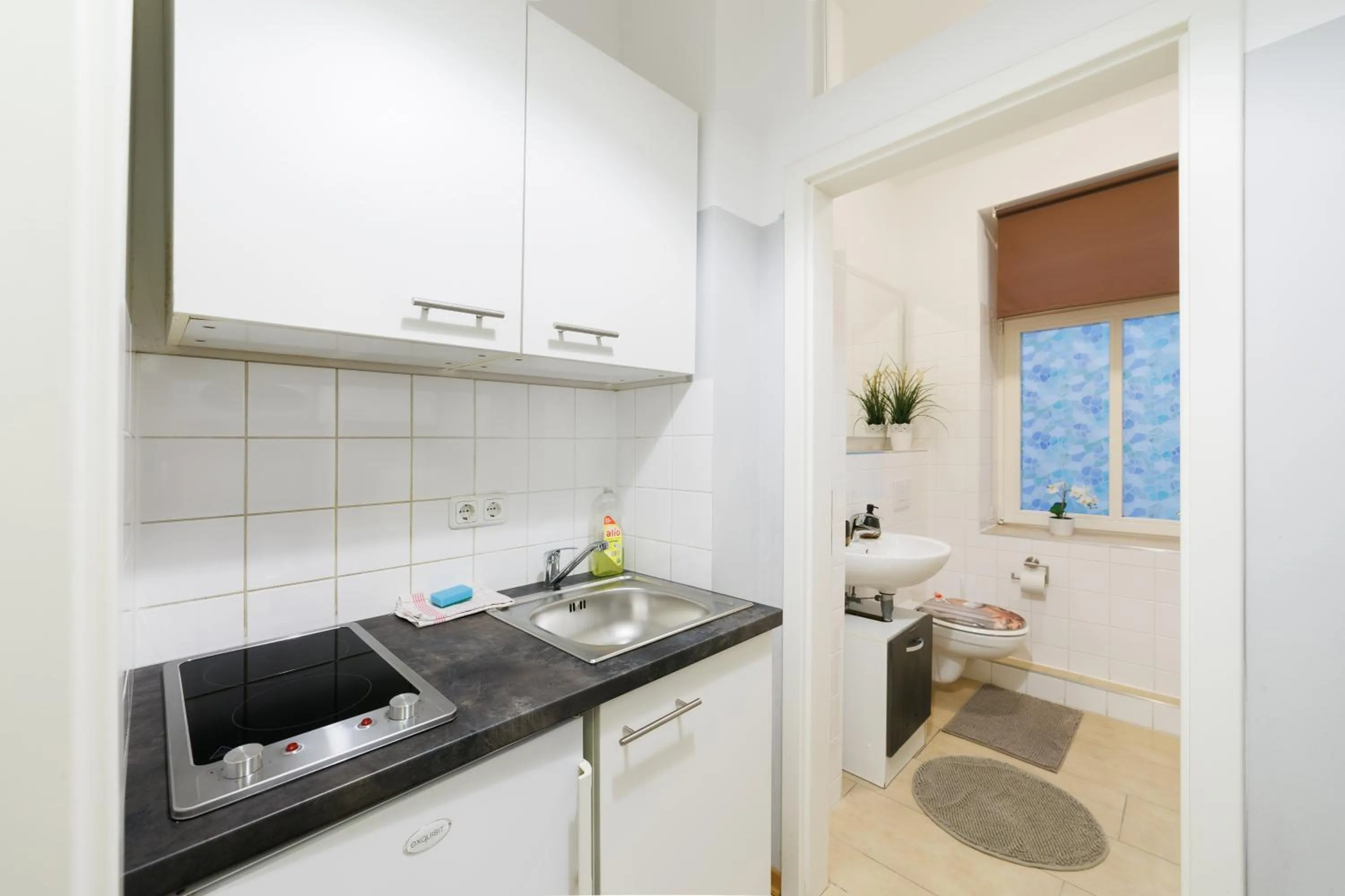 Kitchen or kitchenette in Grand Central Mitte Apartment
