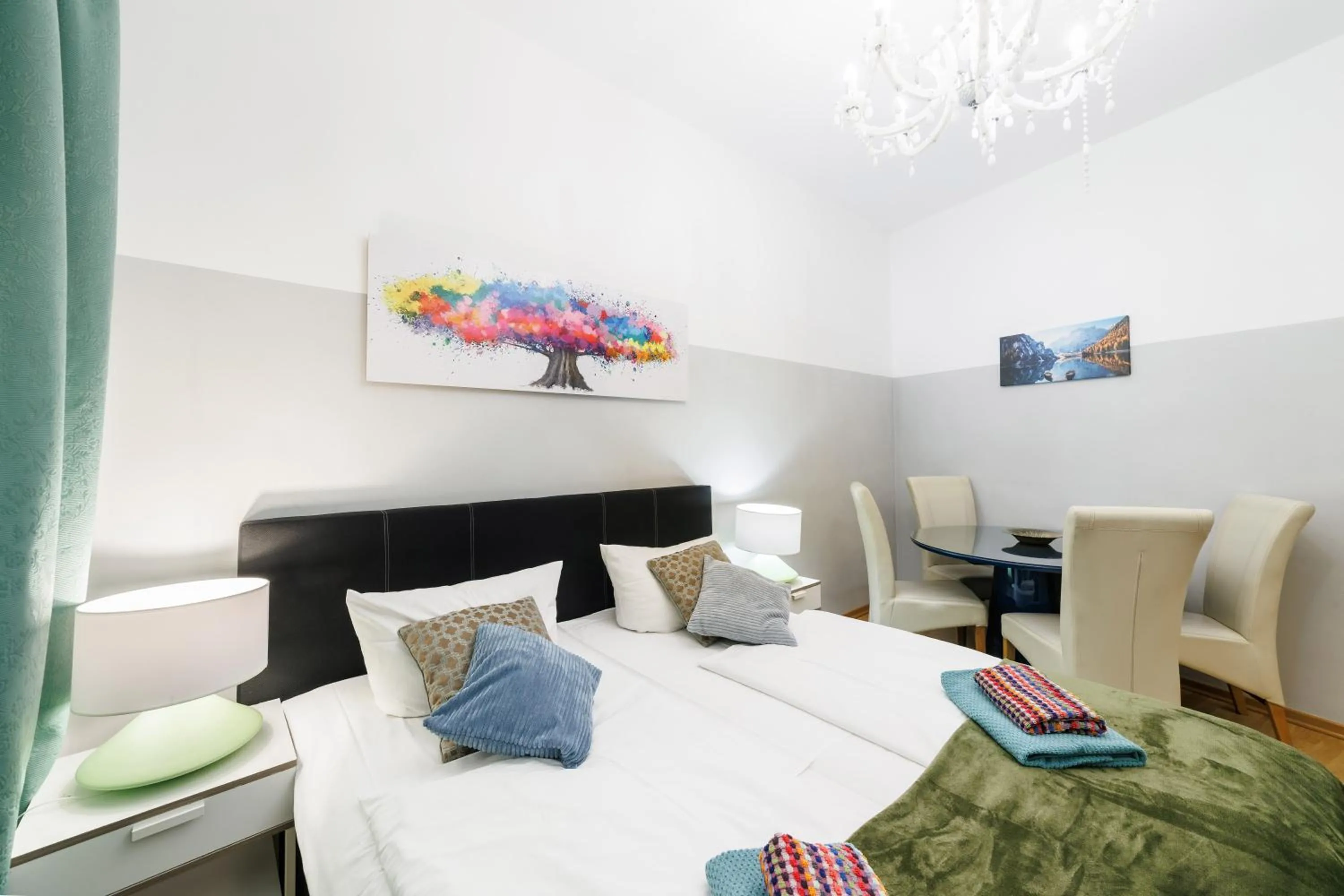 Bed in Grand Central Mitte Apartment