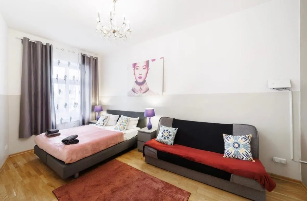 Bed in Grand Central Mitte Apartment