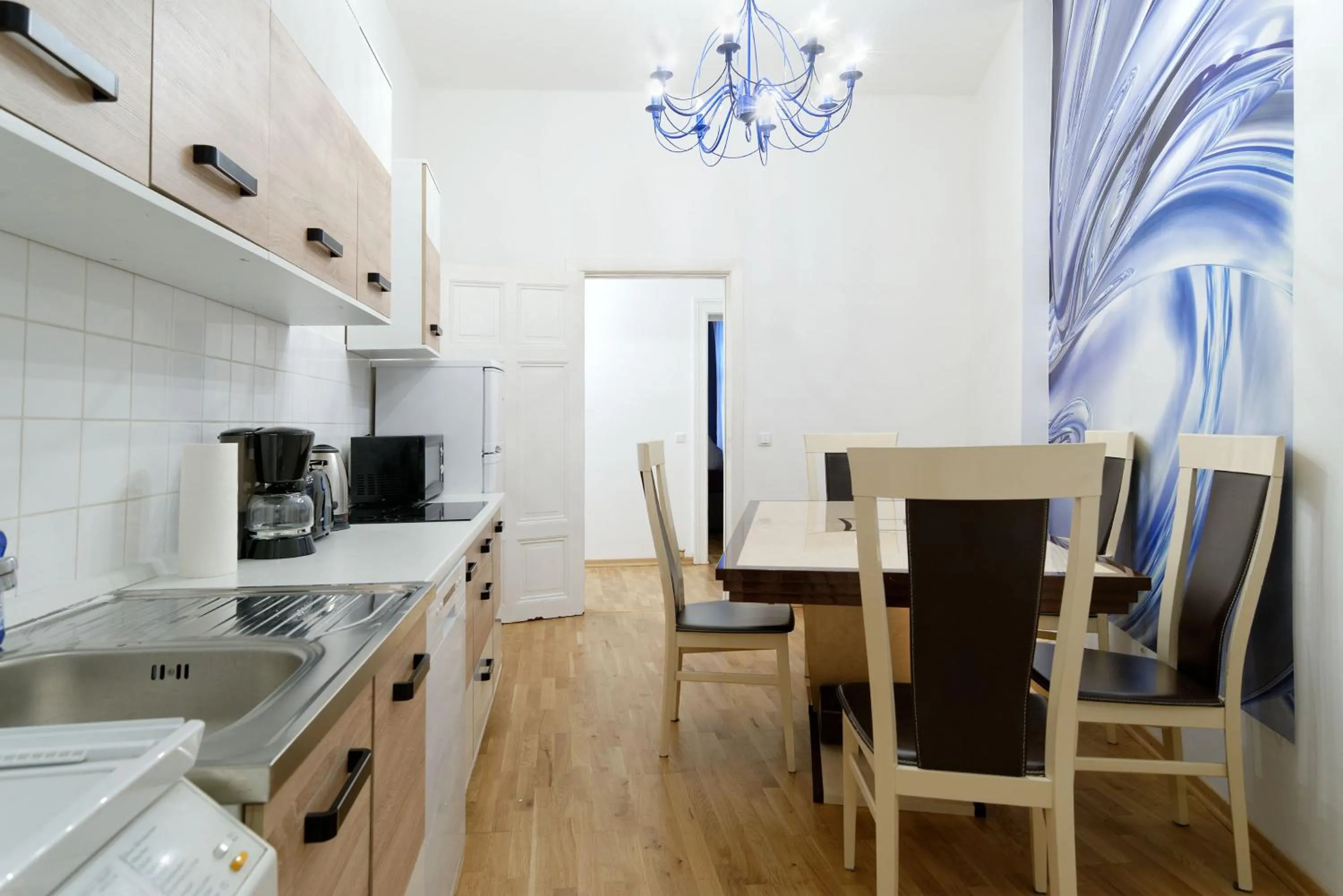 Kitchen or kitchenette in Grand Central Mitte Apartment