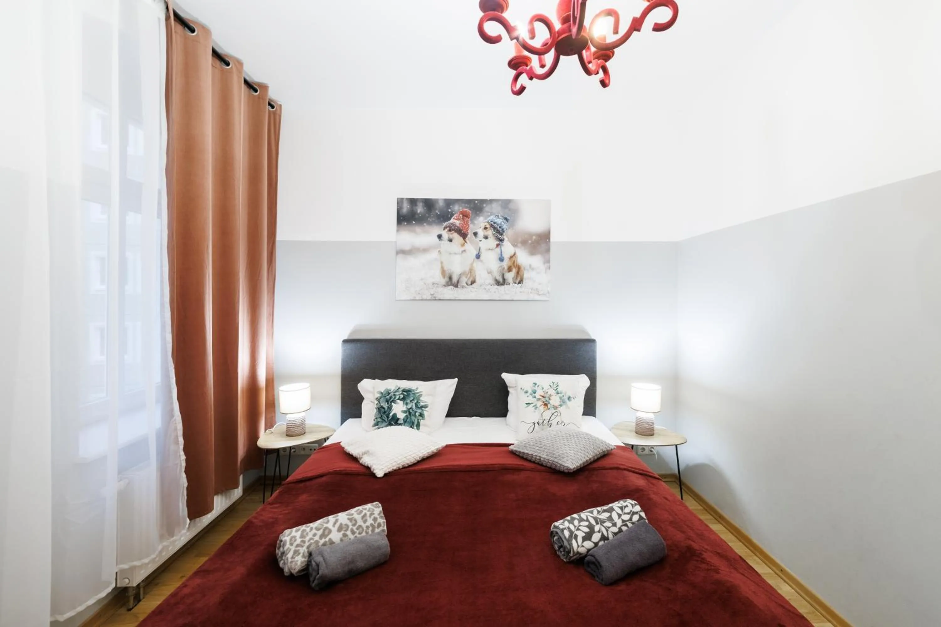 Bed in Grand Central Mitte Apartment