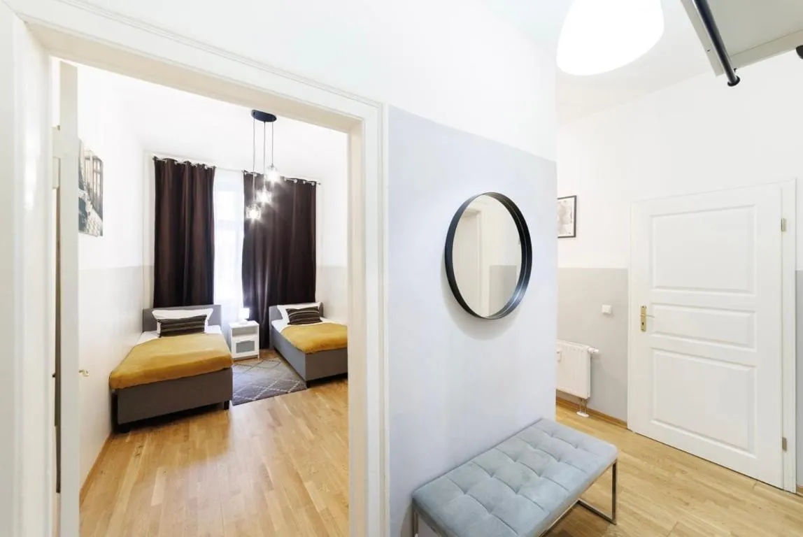 Bed in Grand Central Mitte Apartment