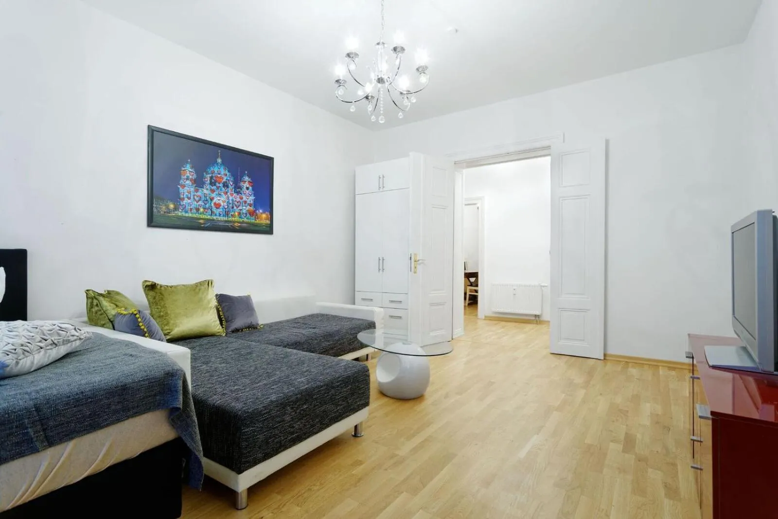 Living room in Grand Central Mitte Apartment