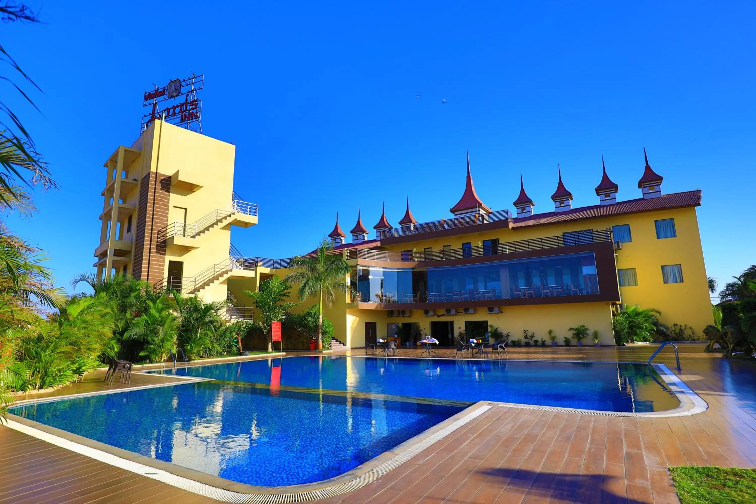 Swimming pool in Vishal Lords Inn Gir Forest