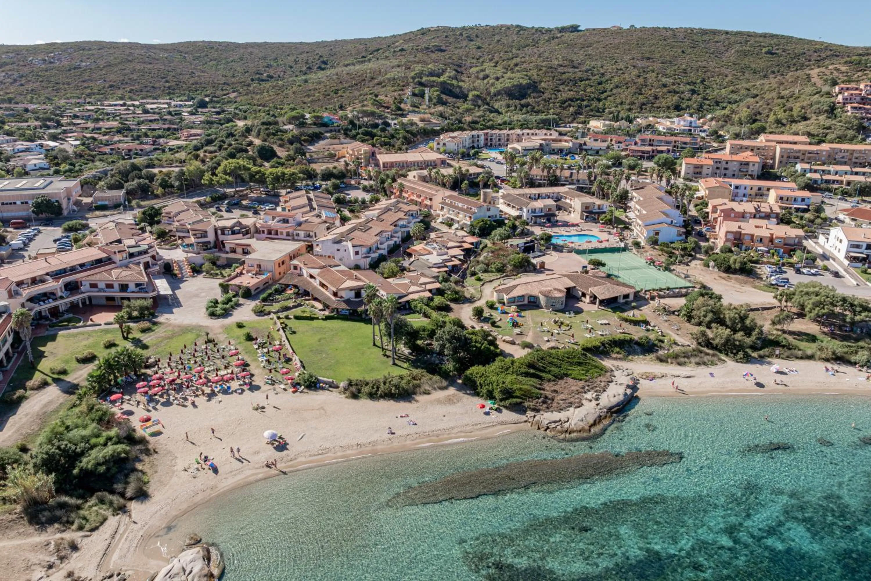 Bird's eye view in Club Esse Residence Capo D'orso