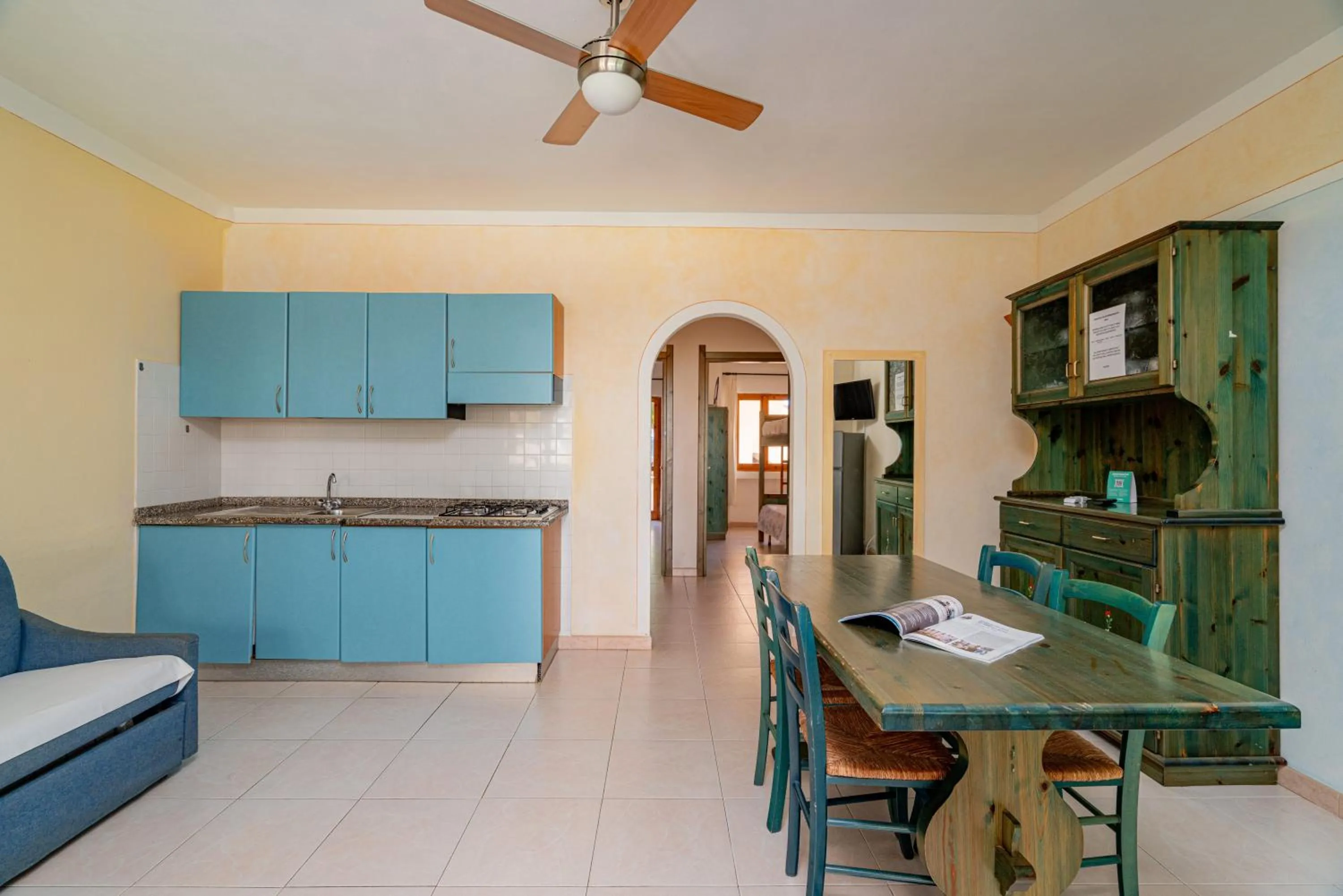 Kitchen or kitchenette in Club Esse Residence Capo D'orso