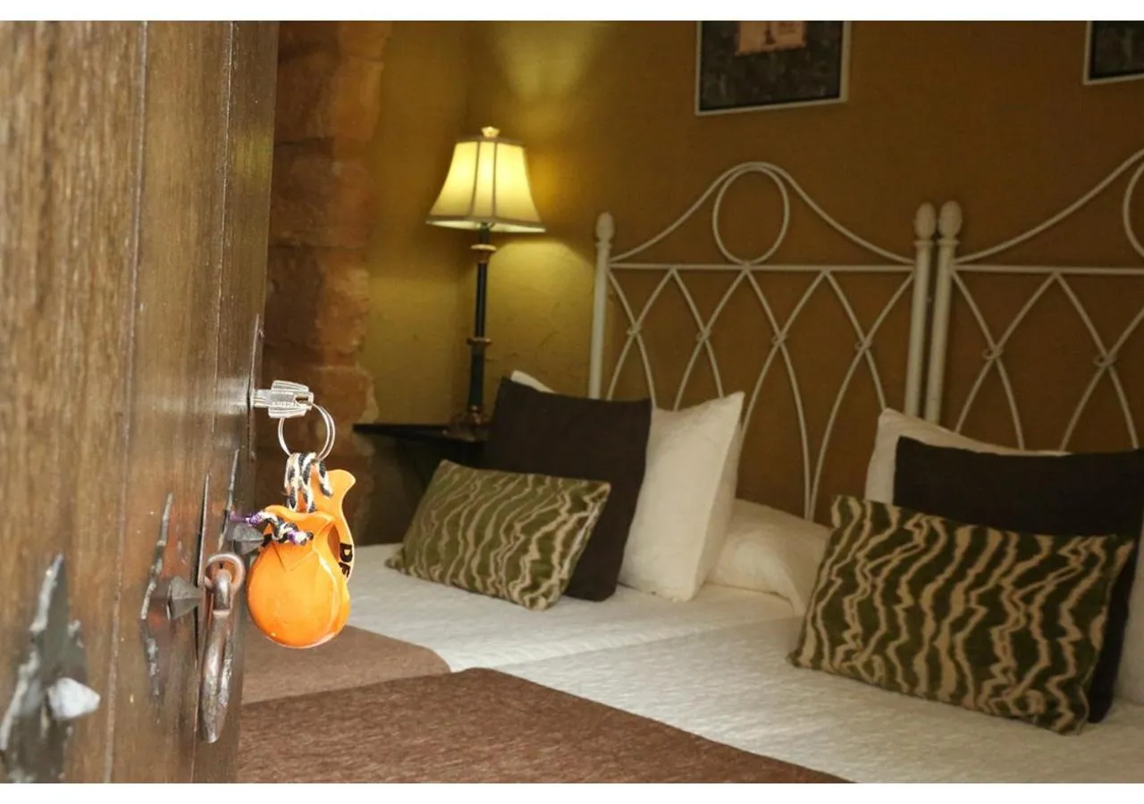 Decorative detail, Bed in La Casona de Calderón Gastronomic & Boutique Hotel