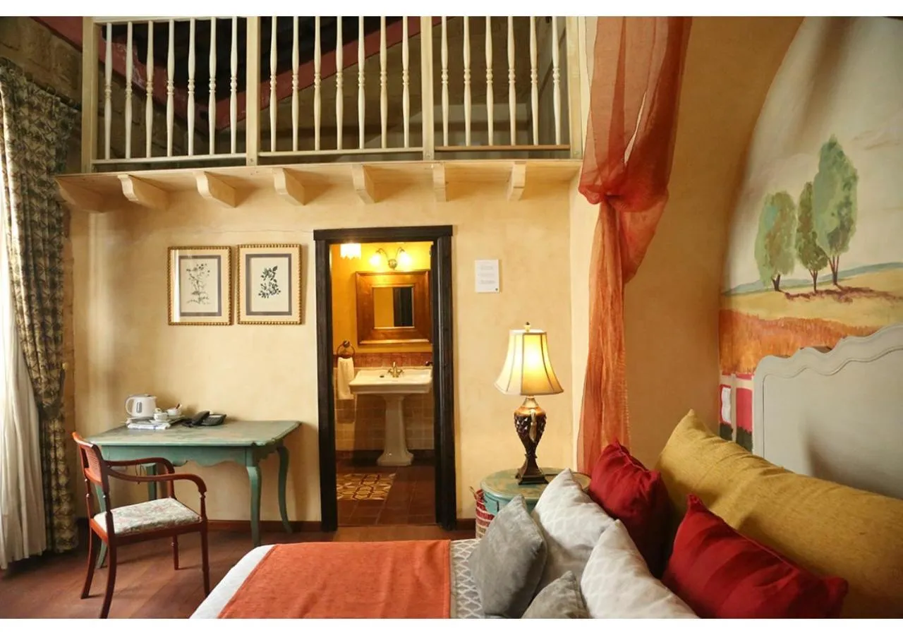 Decorative detail, Bed in La Casona de Calderón Gastronomic & Boutique Hotel