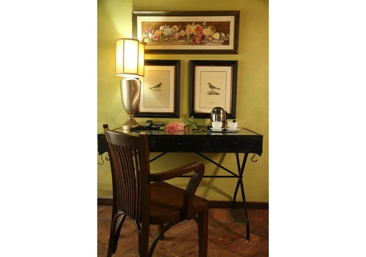 Decorative detail in La Casona de Calderón Gastronomic & Boutique Hotel