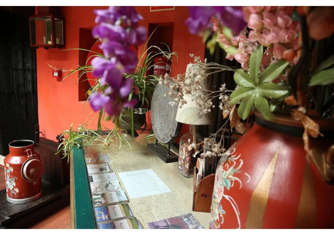 Decorative detail in La Casona de Calderón Gastronomic & Boutique Hotel