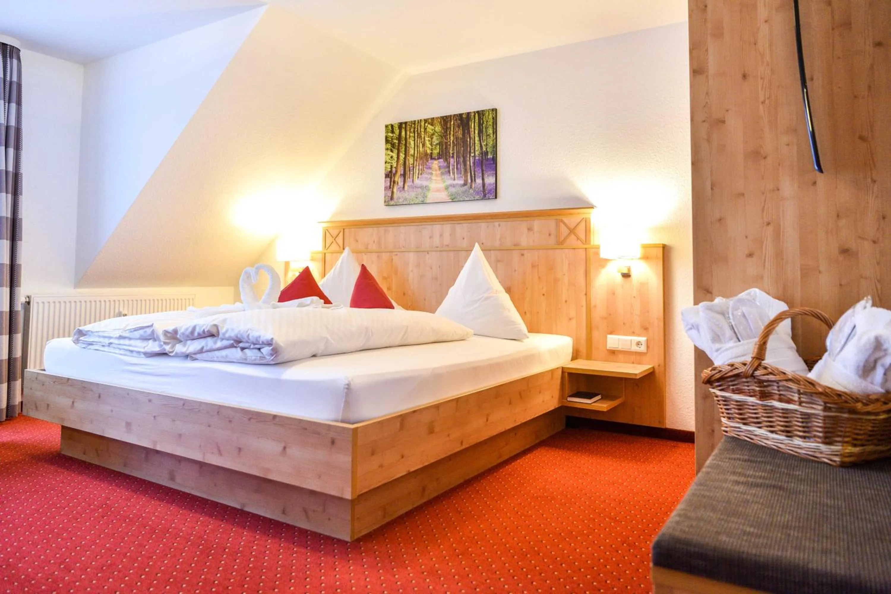 Bed in Burg Hotel Feldberg