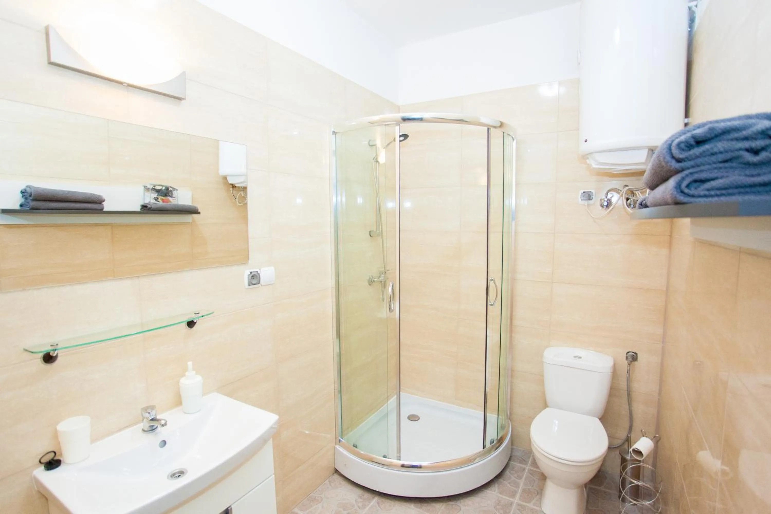 Shower in Studio Apartament Centrum Katowice