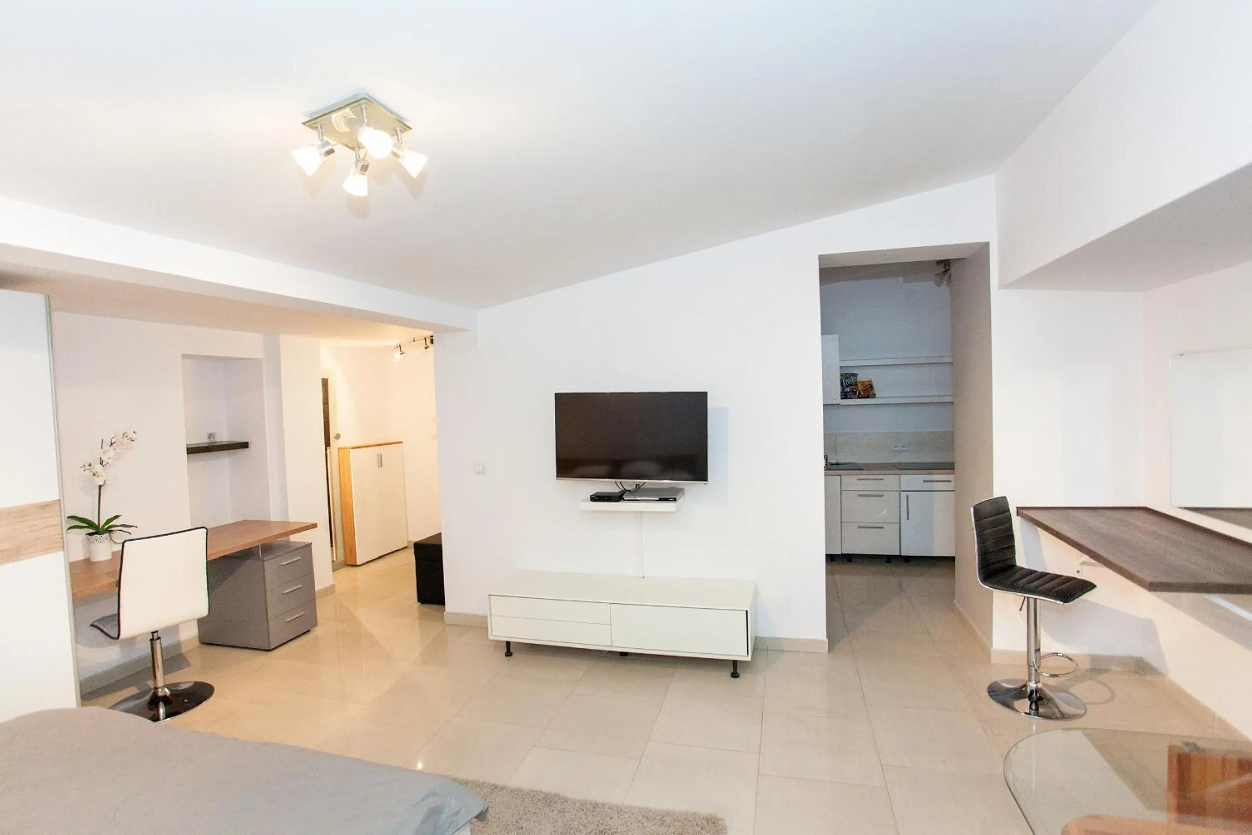 TV and multimedia in Studio Apartament Centrum Katowice