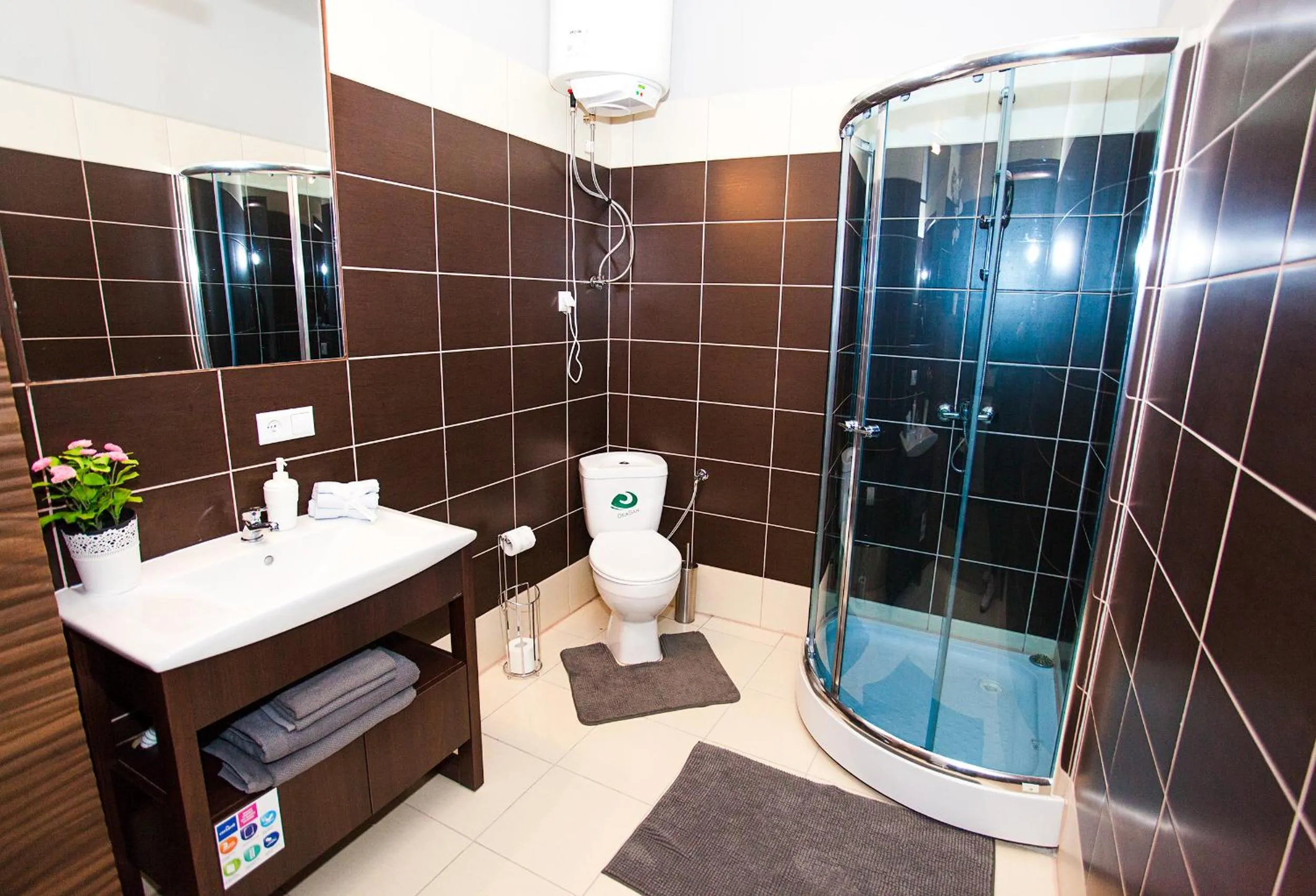Shower in Studio Apartament Centrum Katowice