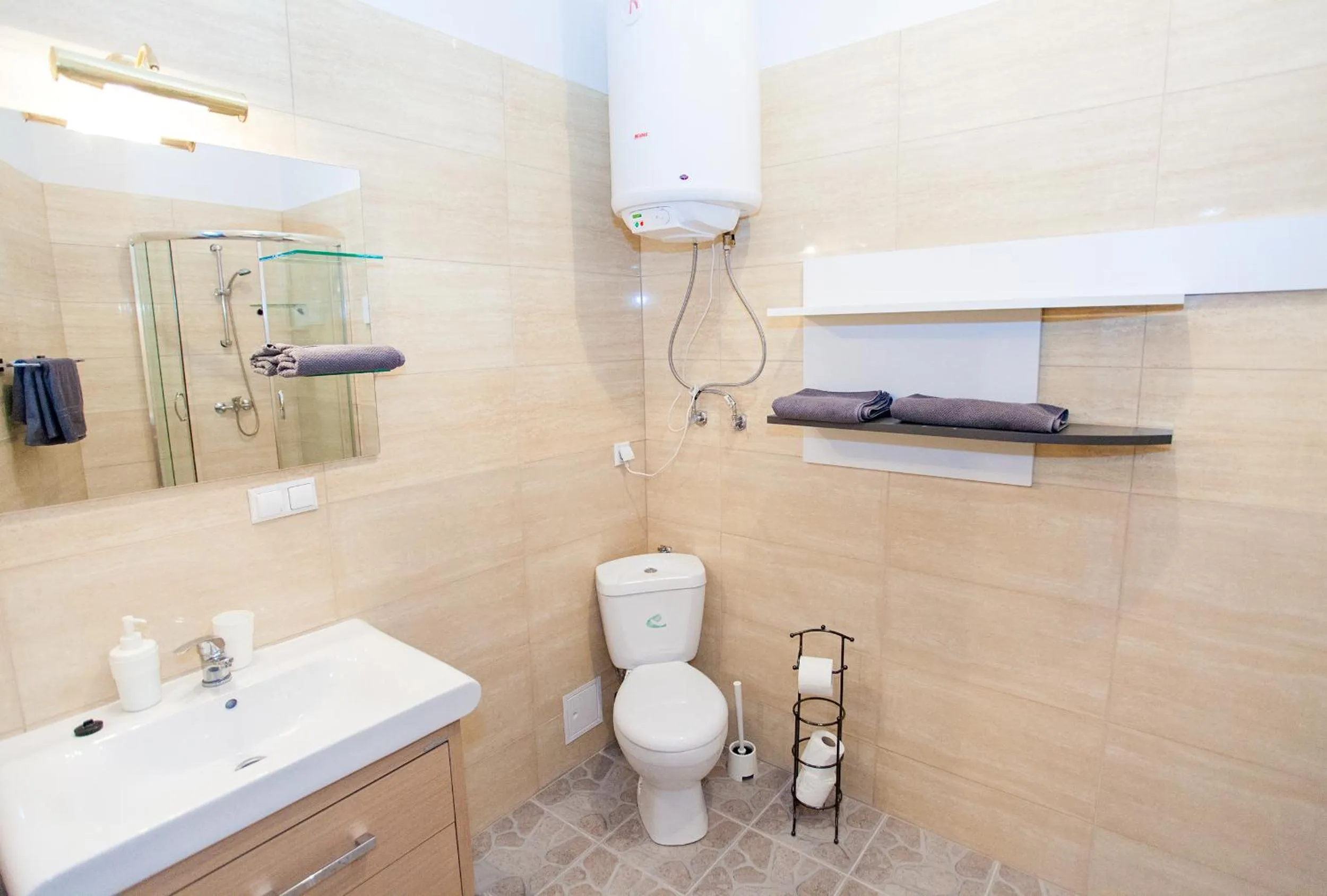 Shower in Studio Apartament Centrum Katowice