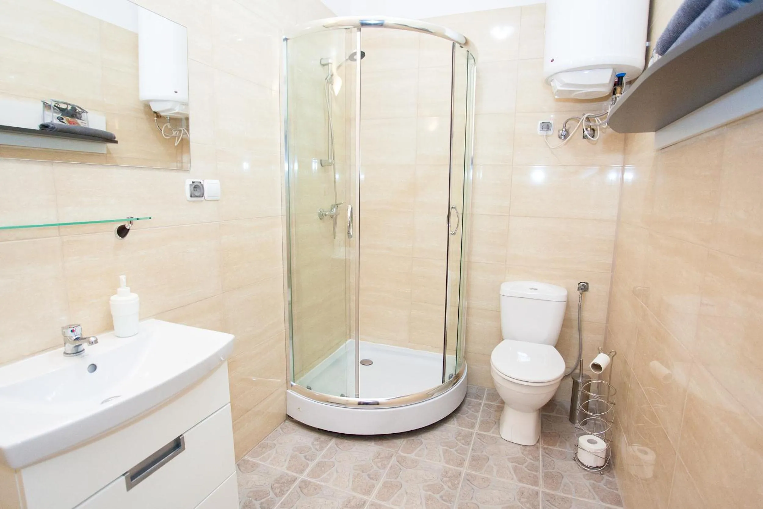 Shower in Studio Apartament Centrum Katowice