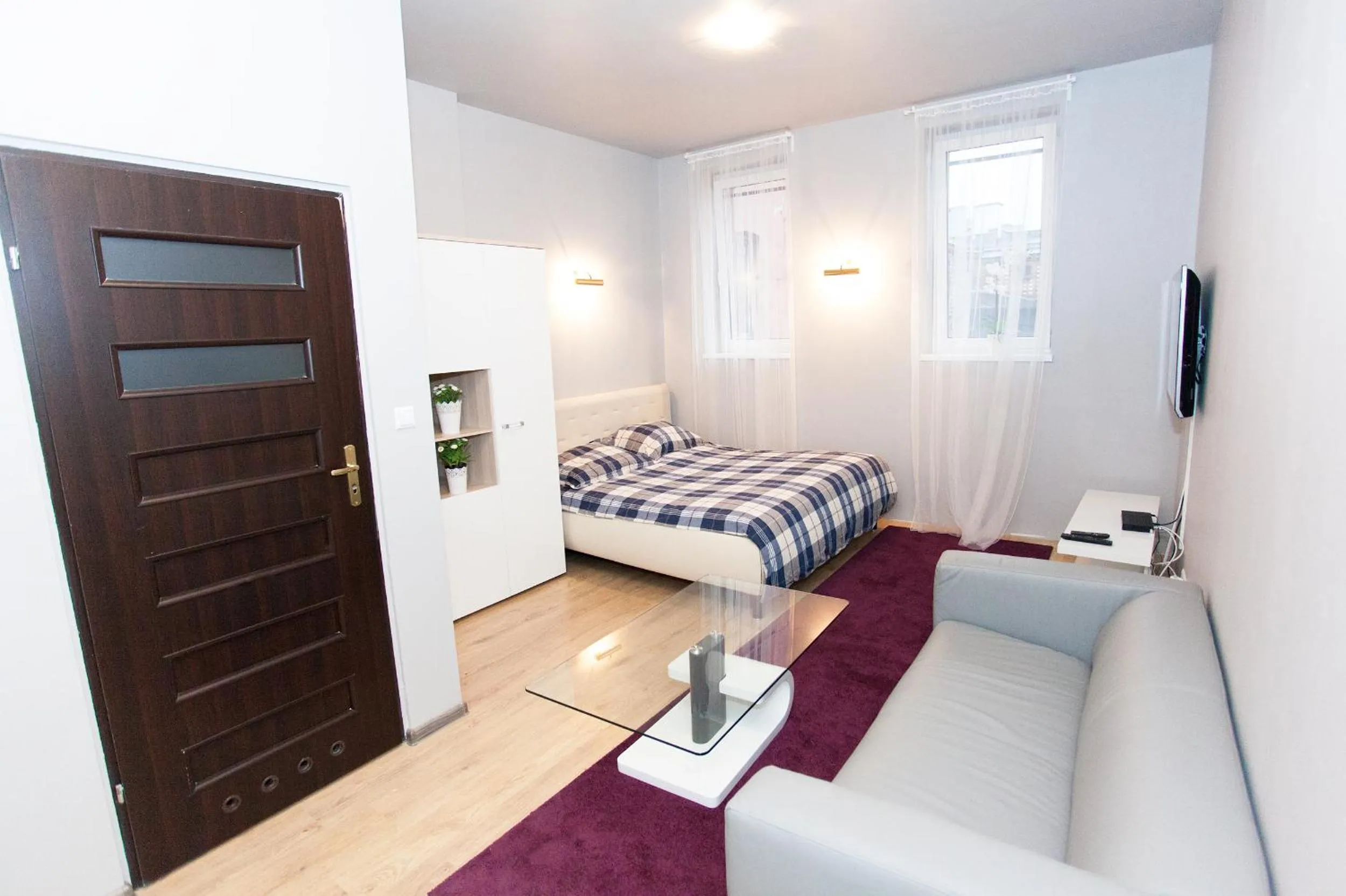 Coffee/tea facilities, Bed in Studio Apartament Centrum Katowice