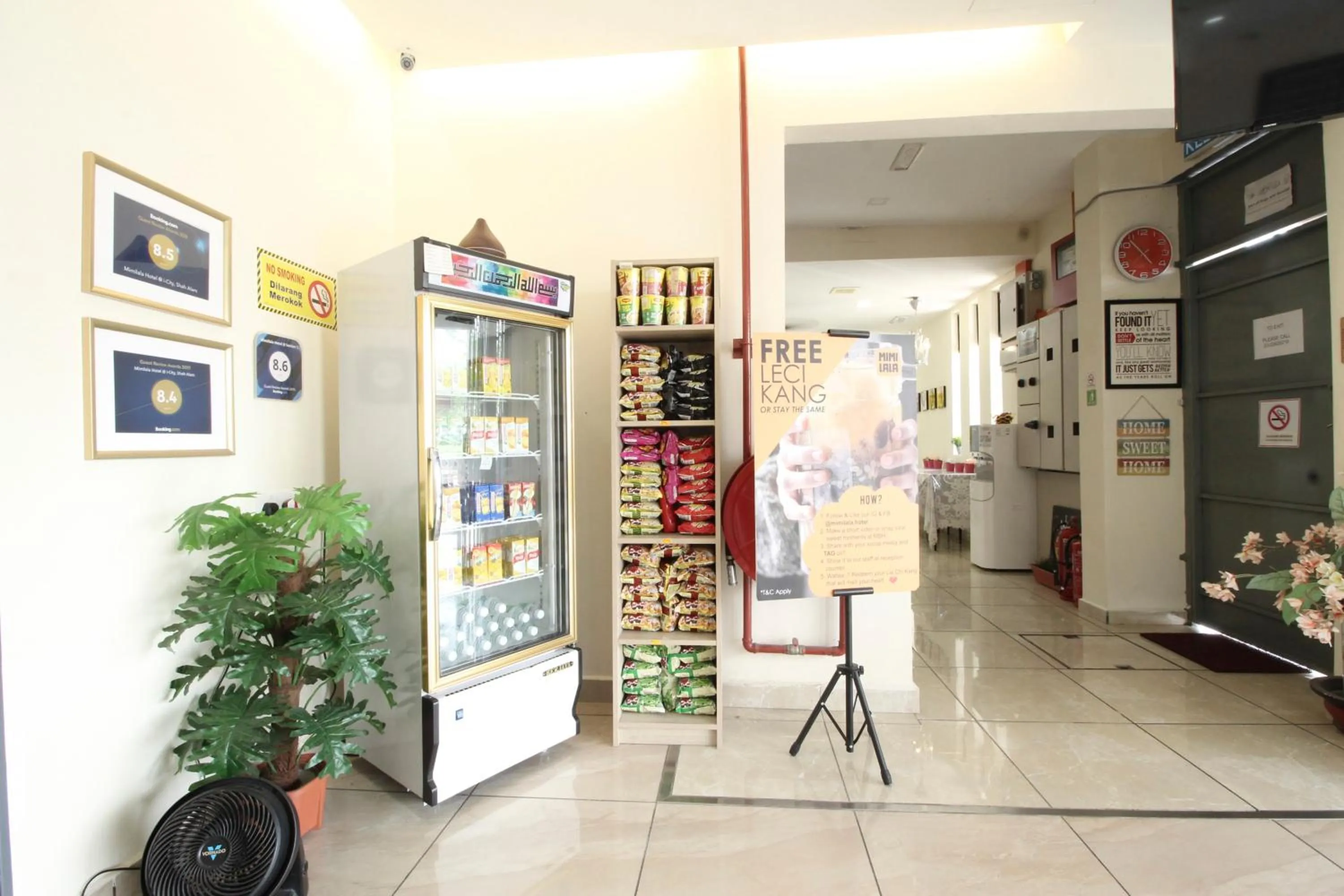 On-site shops in Mimilala Hotel @ i-City, Shah Alam