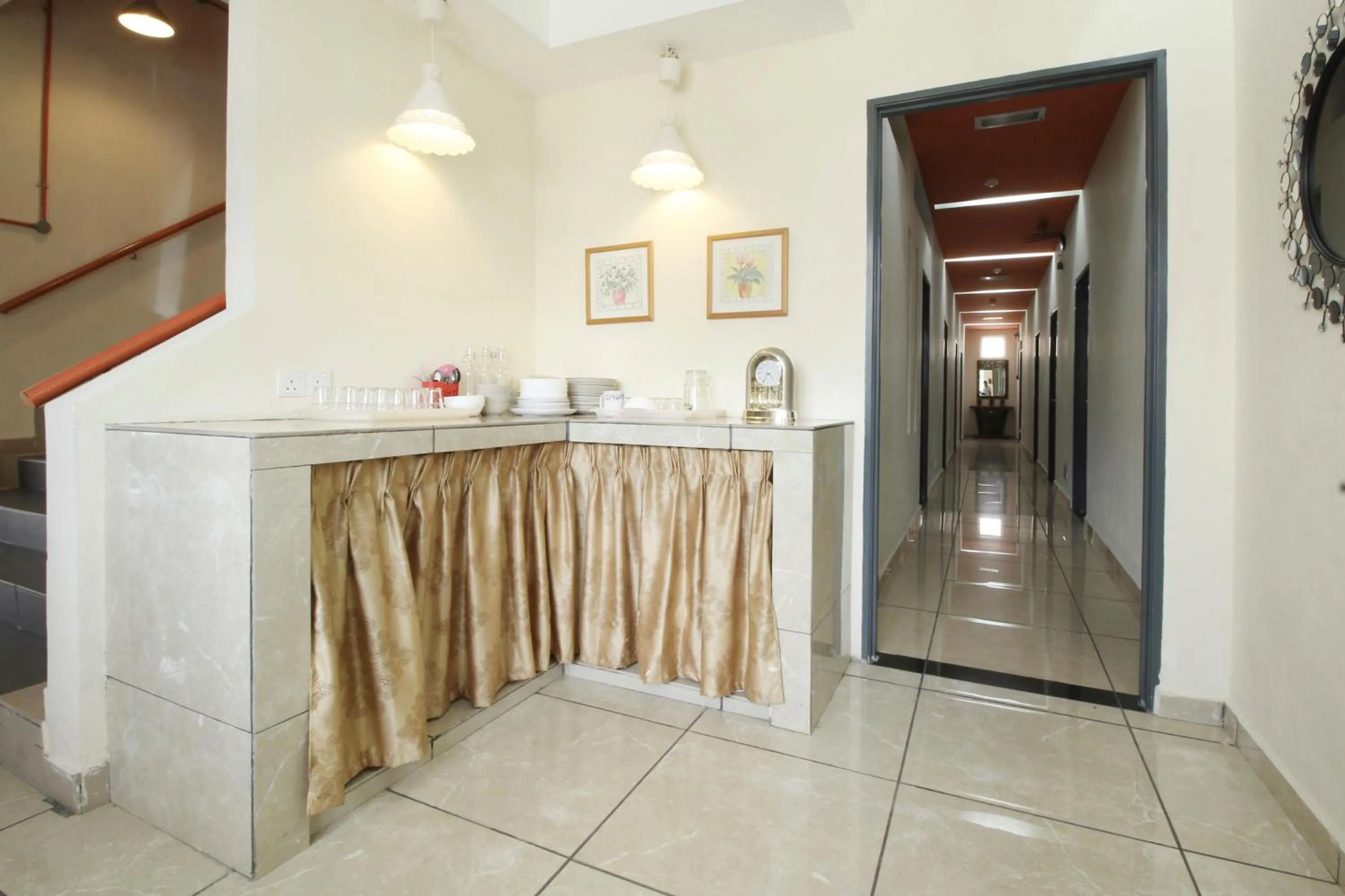 Communal kitchen in Mimilala Hotel @ i-City, Shah Alam