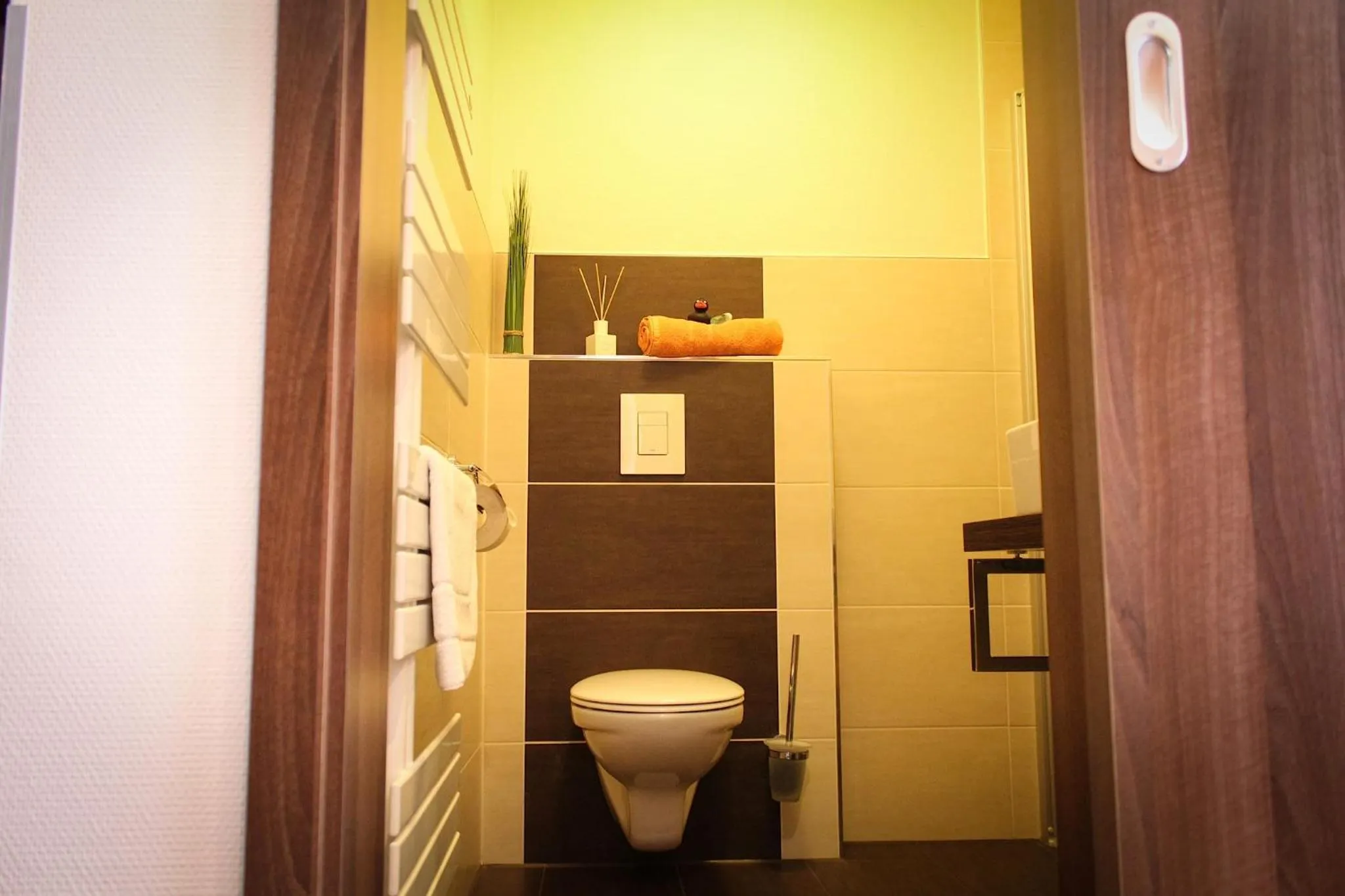 Toilet in Hotel Rosenhof Garni